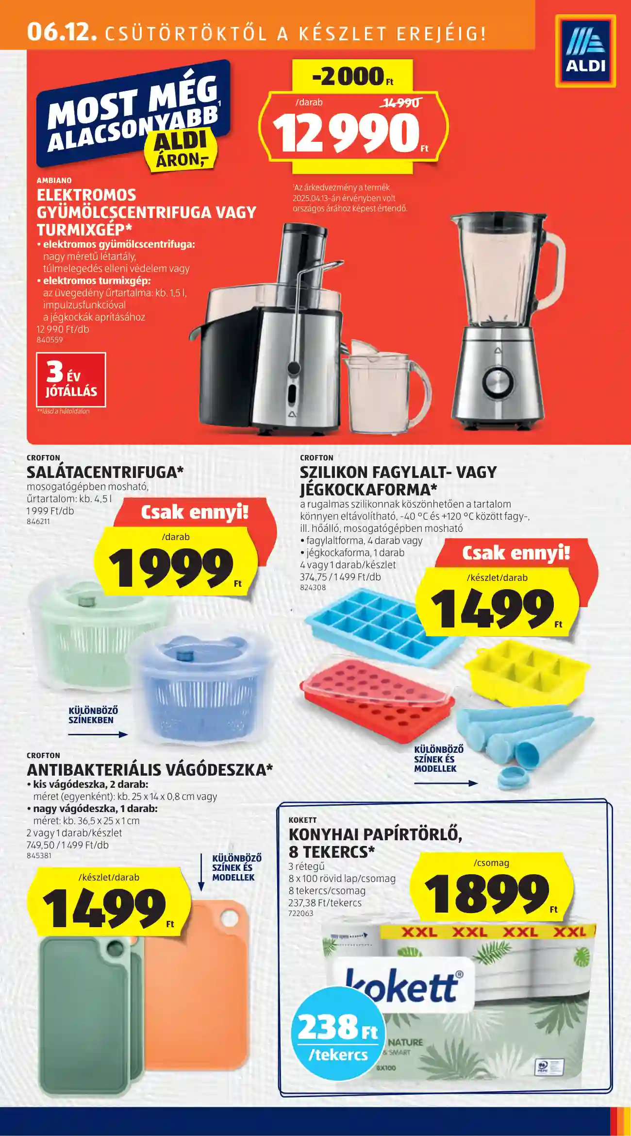 Aldi akciós újság 24. hét (14 oldal)