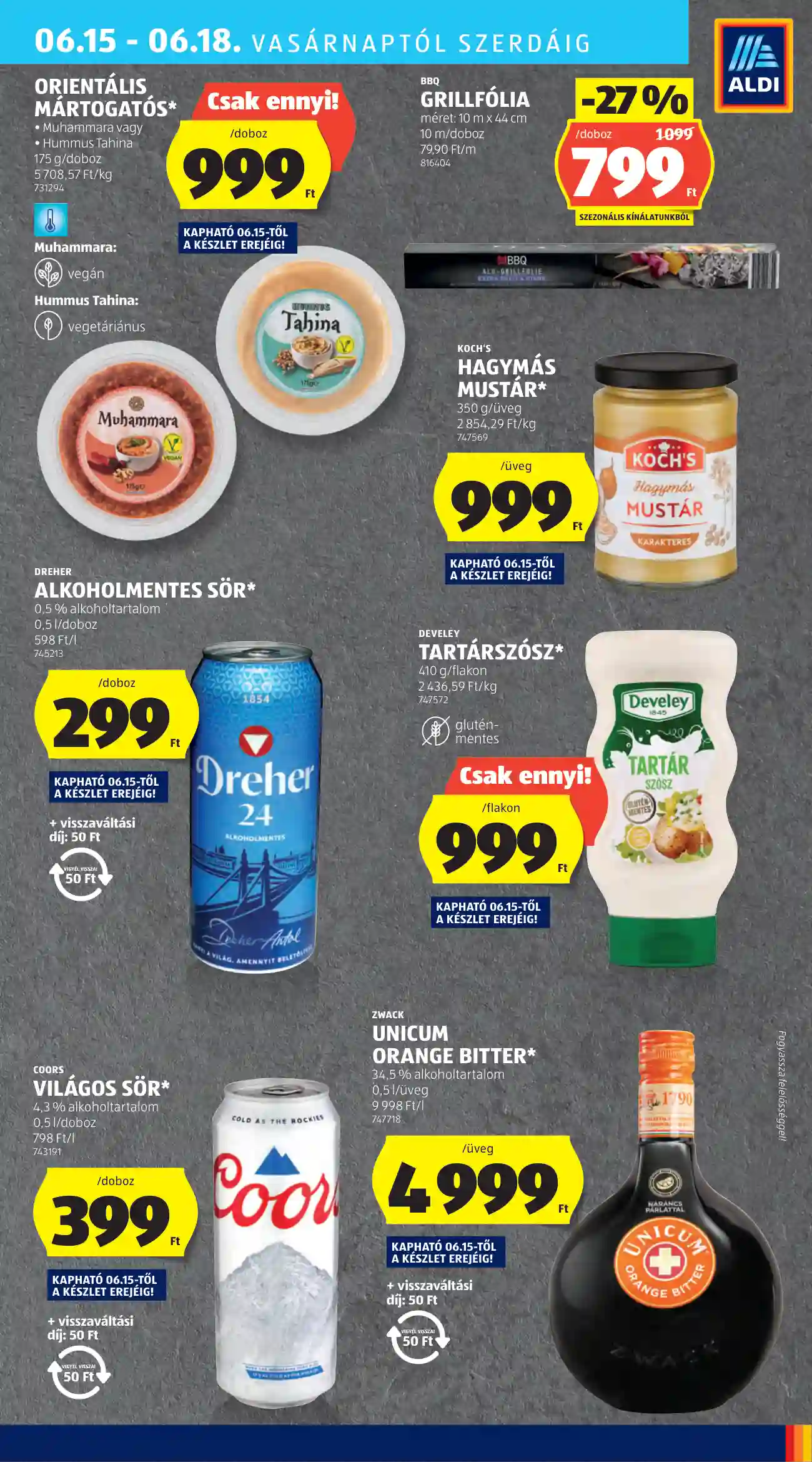 Aldi akciós újság 24. hét (33 oldal)