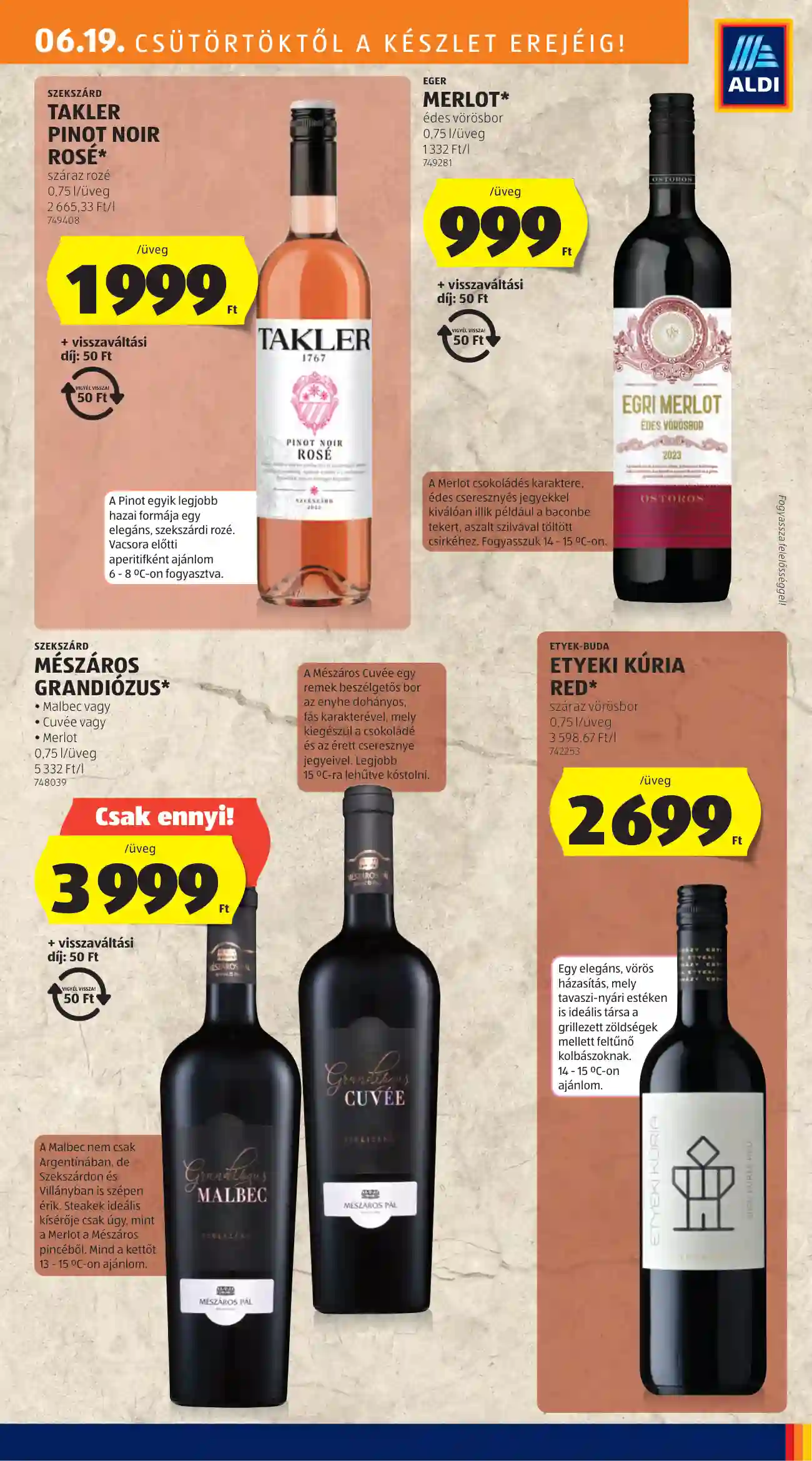 Aldi akciós újság 25. hét (7 oldal)
