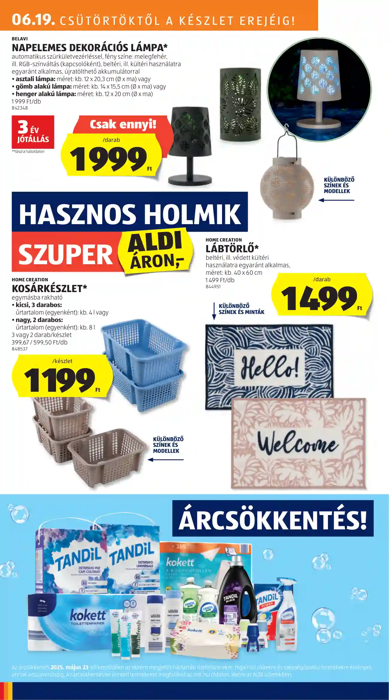 Aldi akciós újság 25. hét (17 oldal)