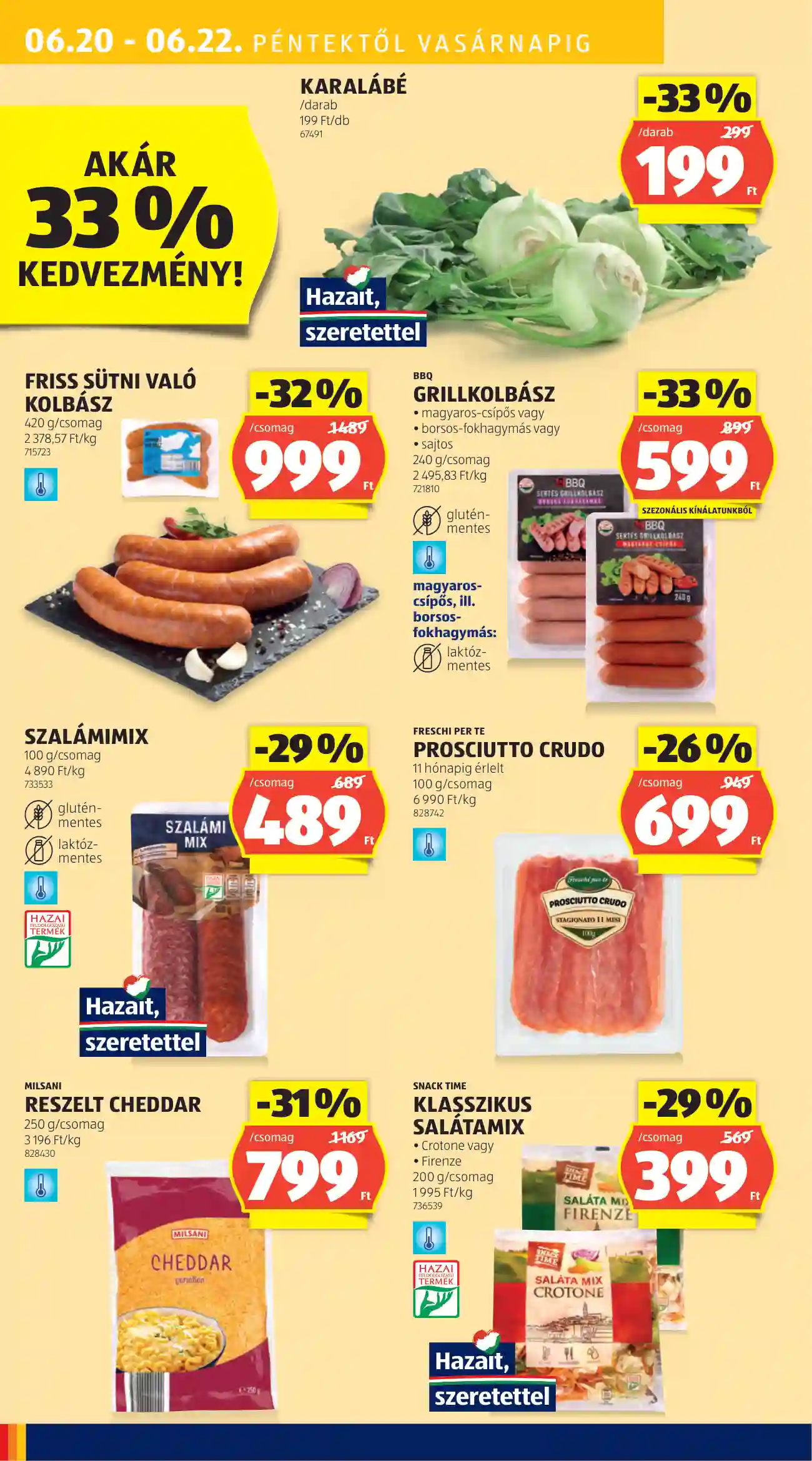 Aldi akciós újság 25. hét (39 oldal)