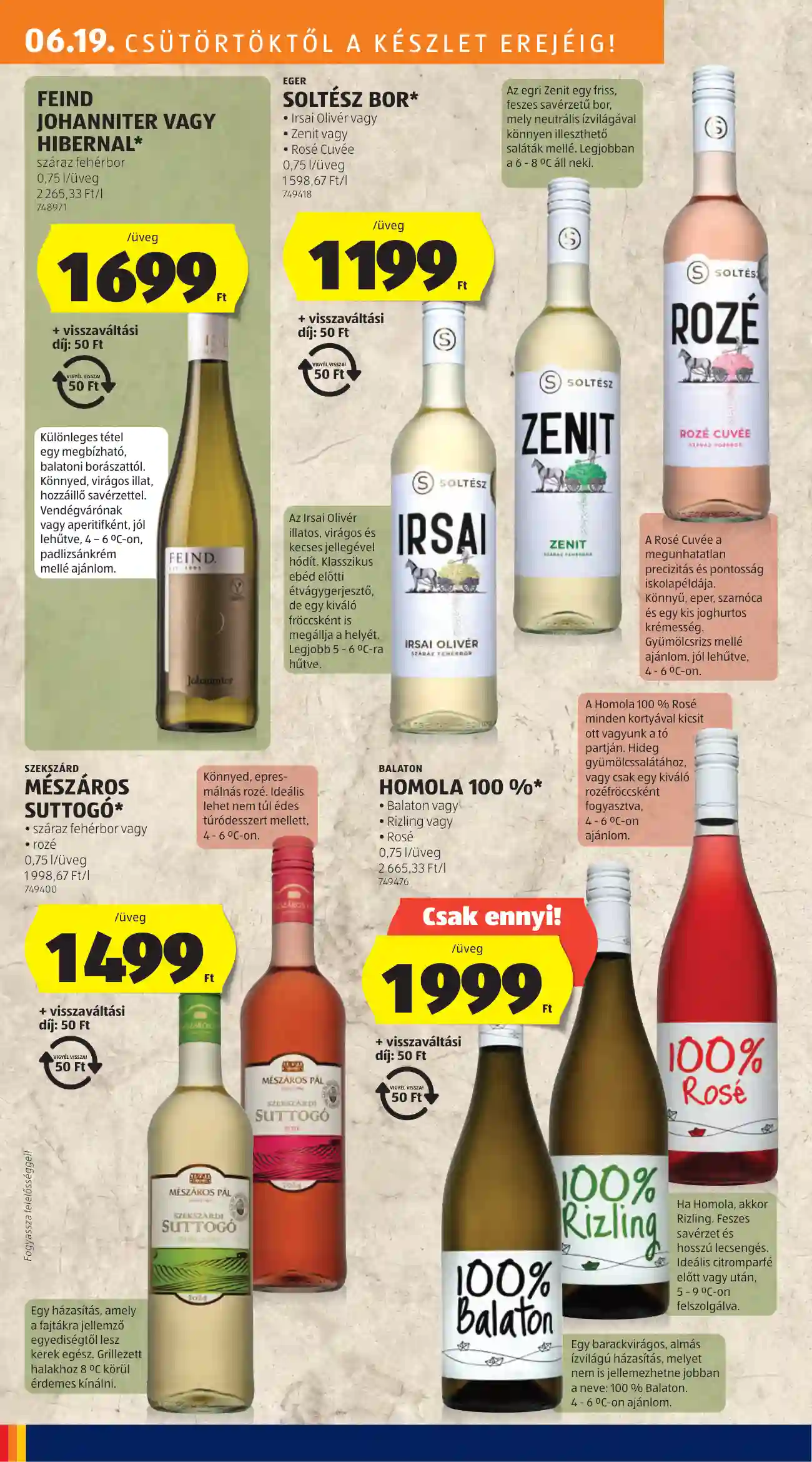 Aldi akciós újság 25. hét (6 oldal)