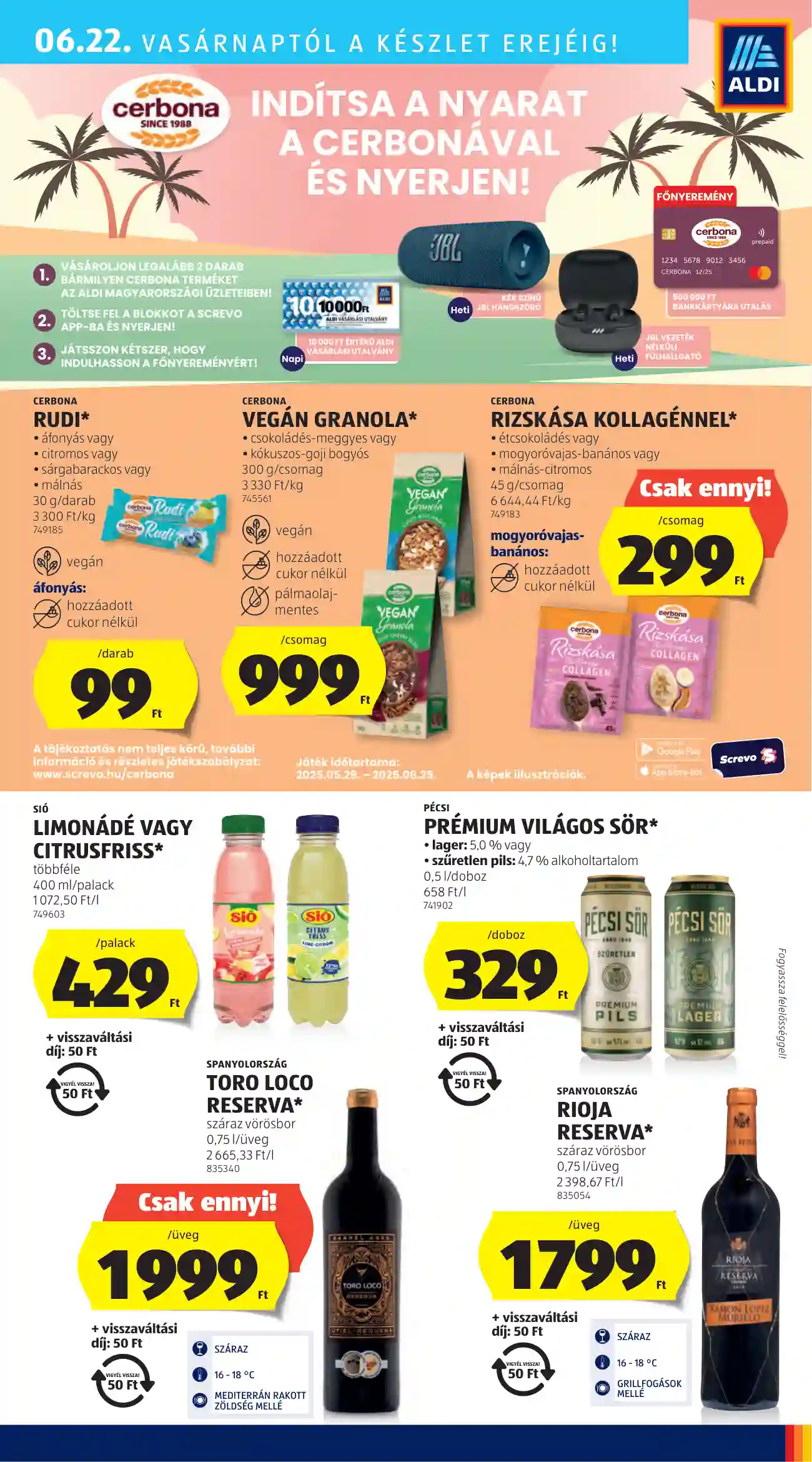 Aldi akciós újság 25. hét (27 oldal)