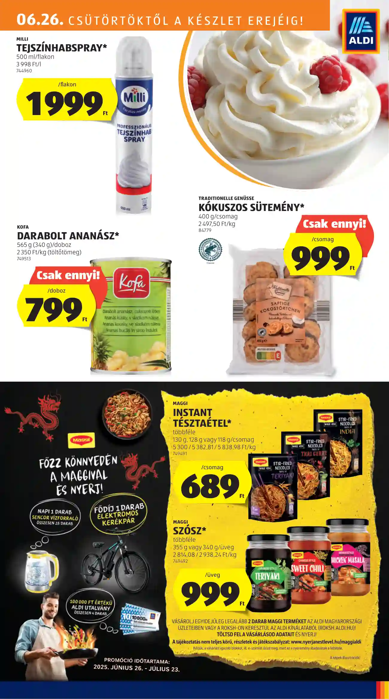 Aldi akciós újság 26. hét (9 oldal)
