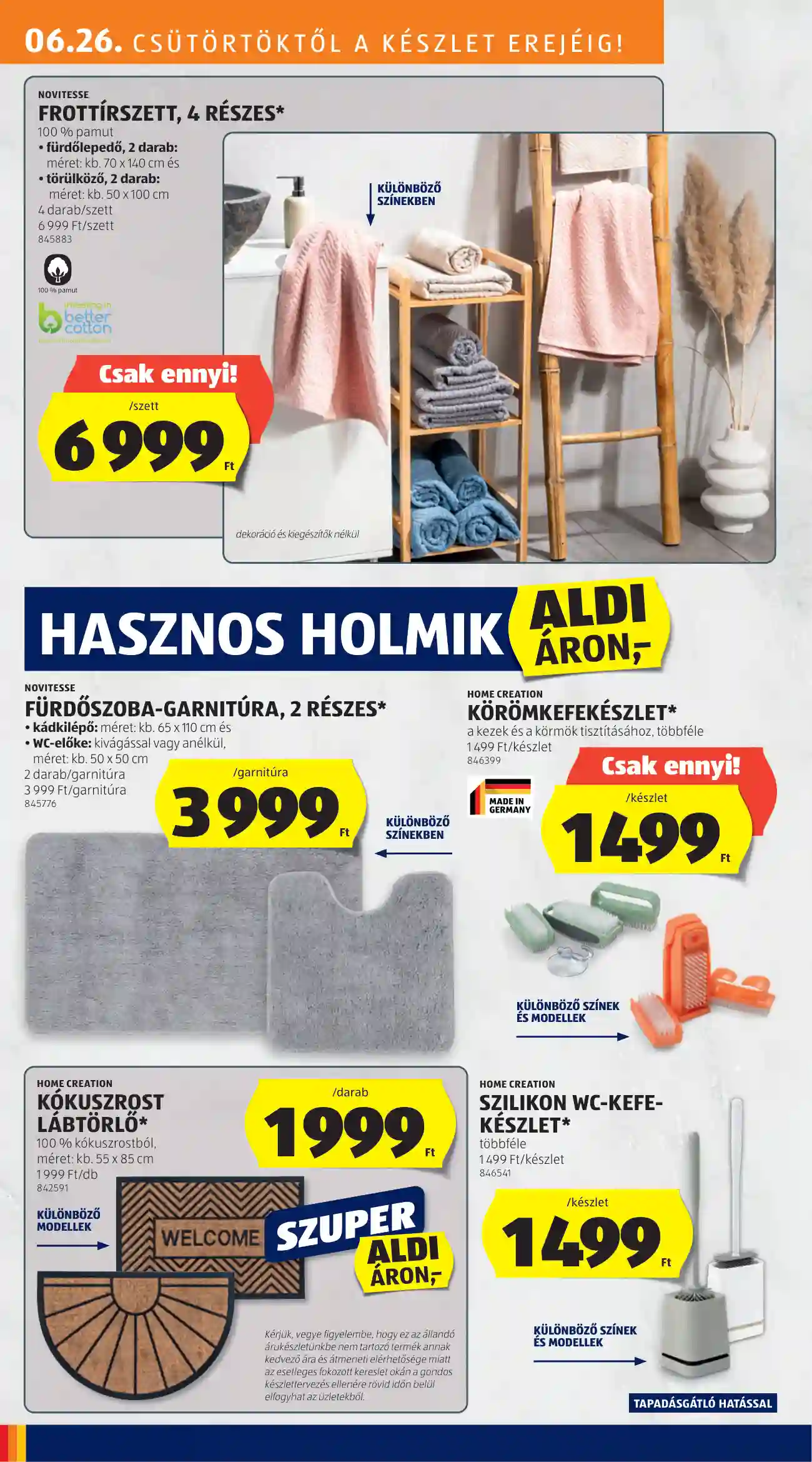 Aldi akciós újság 26. hét (12 oldal)