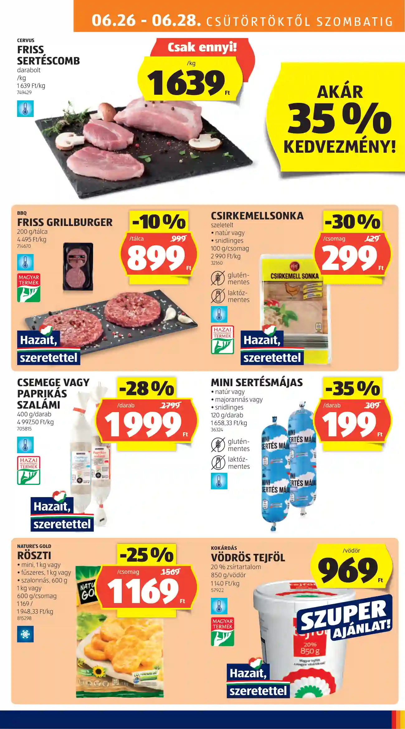 Aldi akciós újság 26. hét (3 oldal)