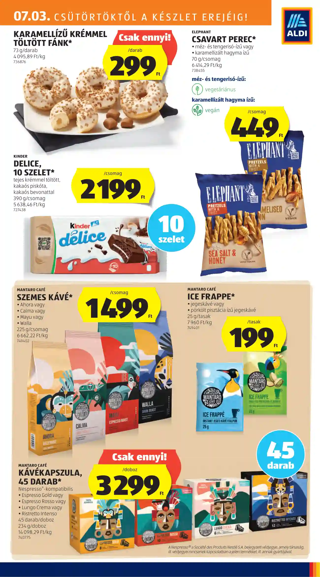 Aldi akciós újság 27. hét (7 oldal)