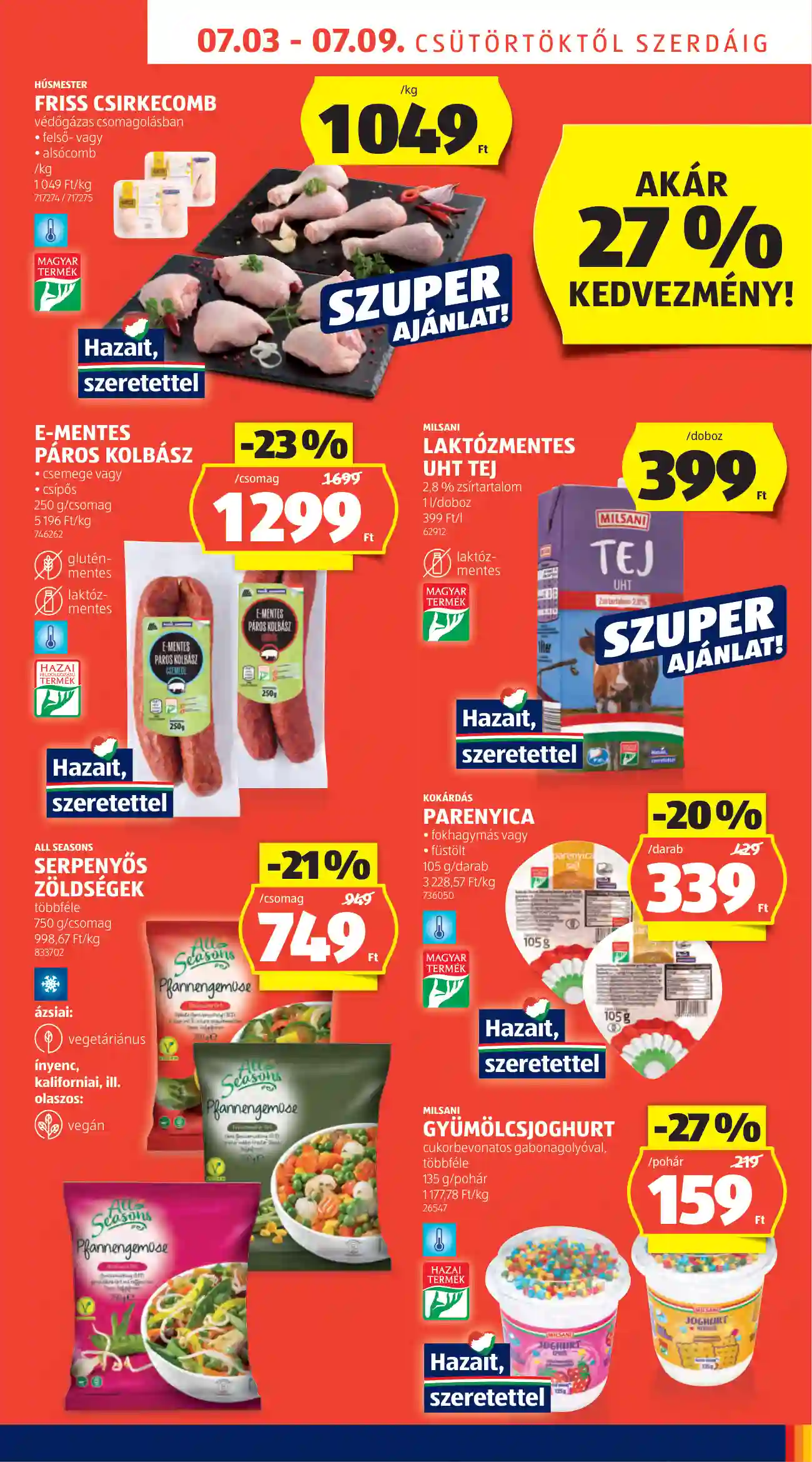Aldi akciós újság 27. hét (35 oldal)