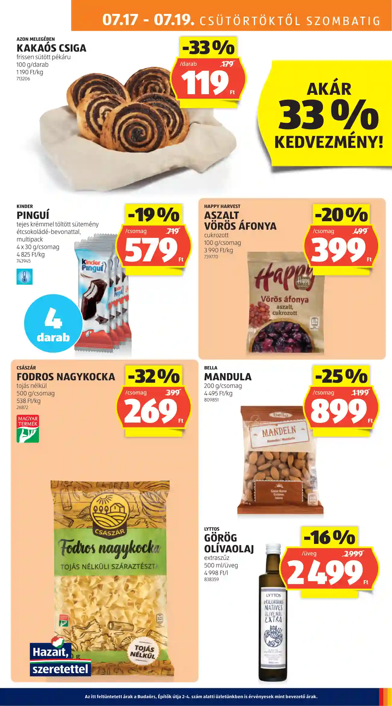 Aldi akciós újság 29. hét (3 oldal)