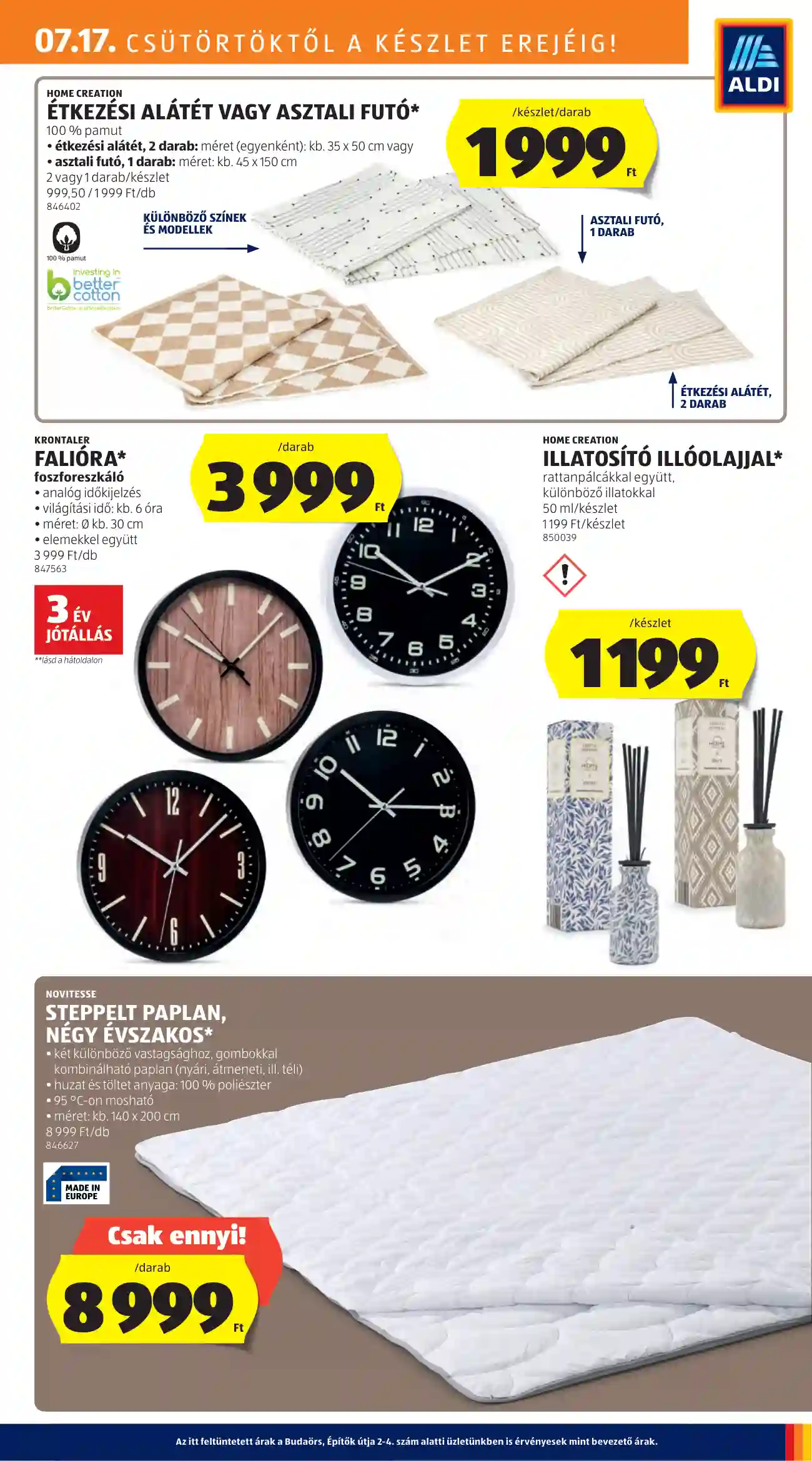 Aldi akciós újság 29. hét (11 oldal)