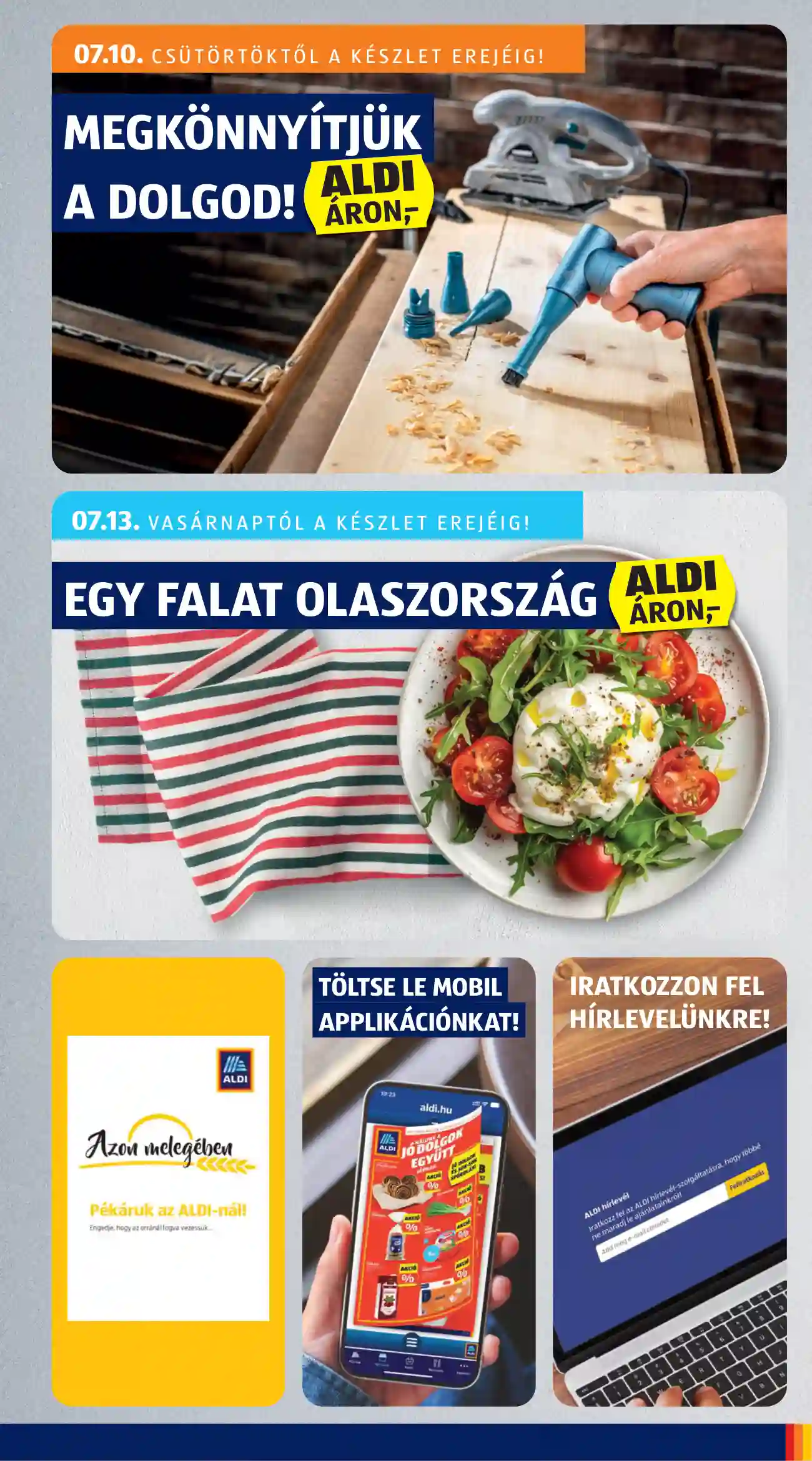 Aldi akciós újság 29. hét (13 oldal)