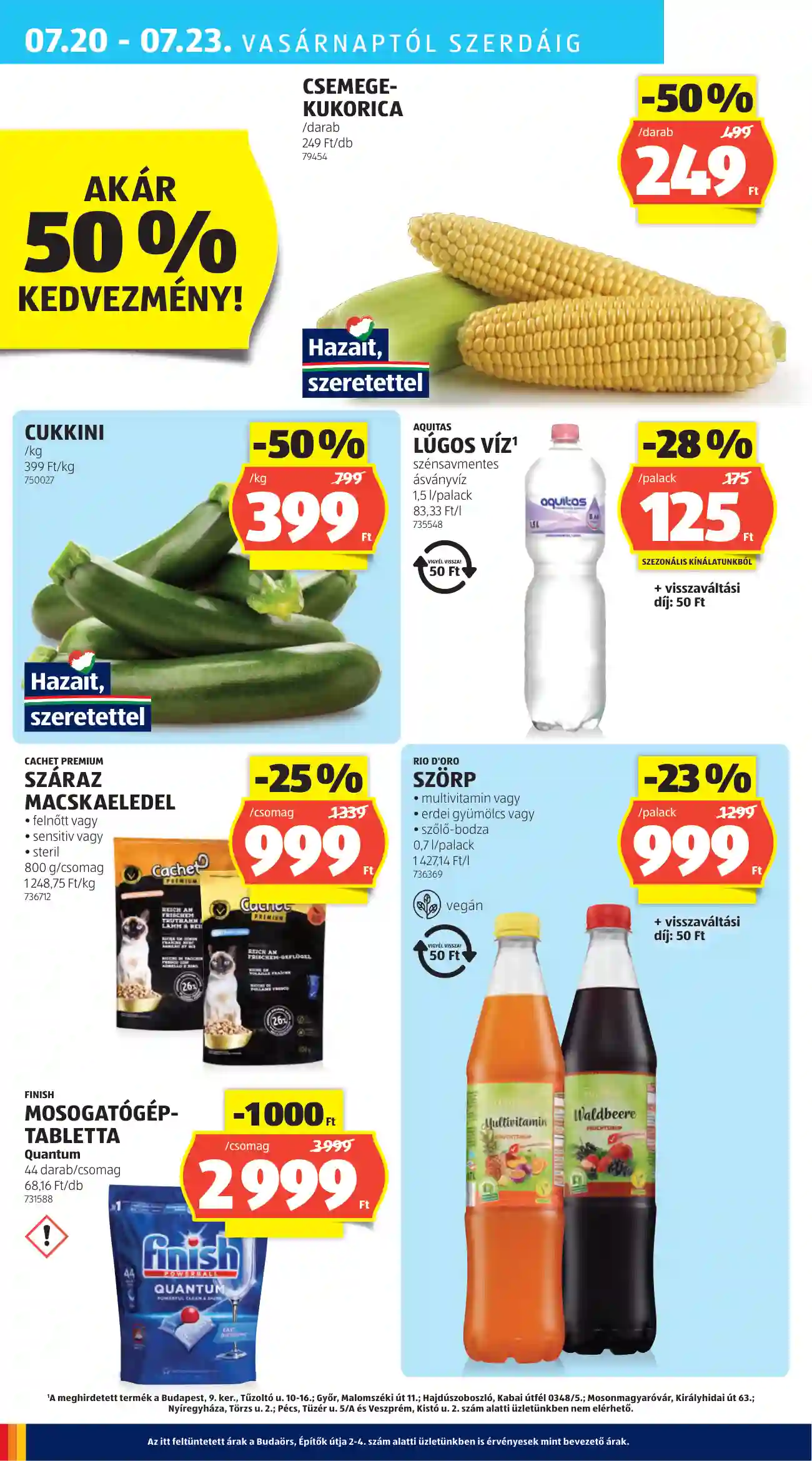 Aldi akciós újság 29. hét (23 oldal)