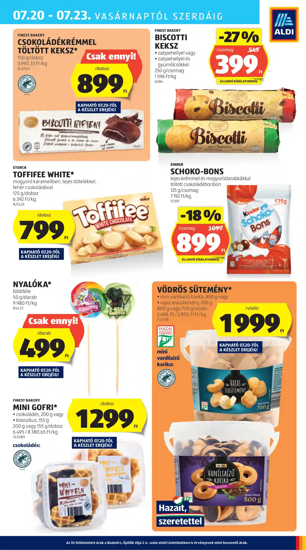 Aldi akciós újság 29. hét (29 oldal)