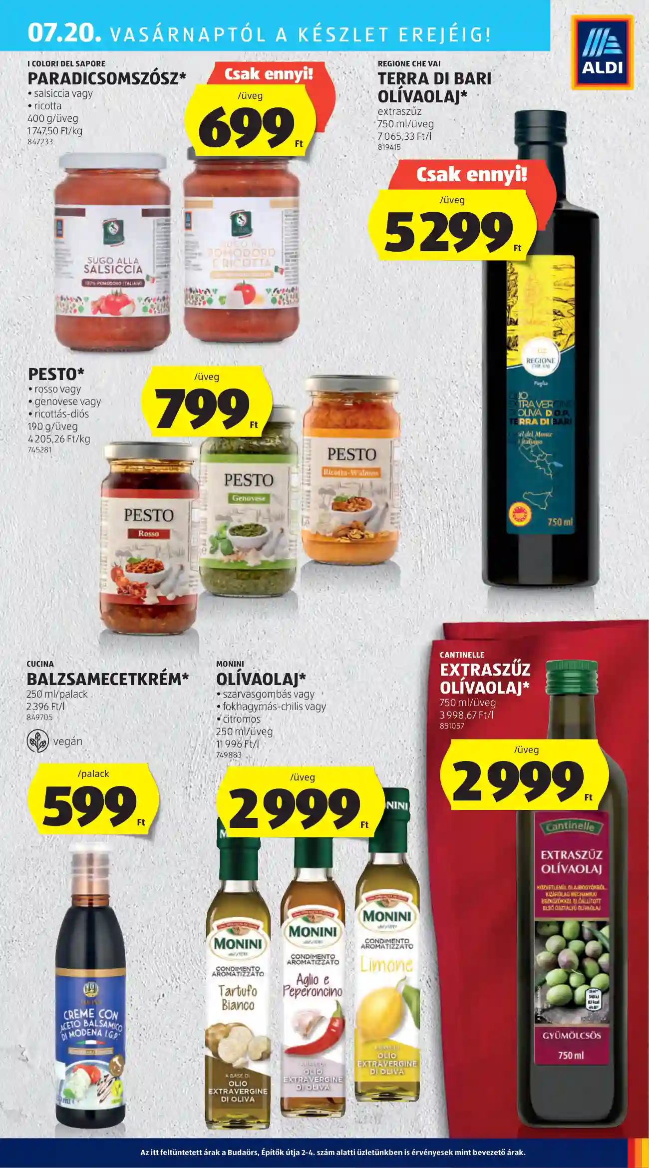 Aldi akciós újság 29. hét (38 oldal)