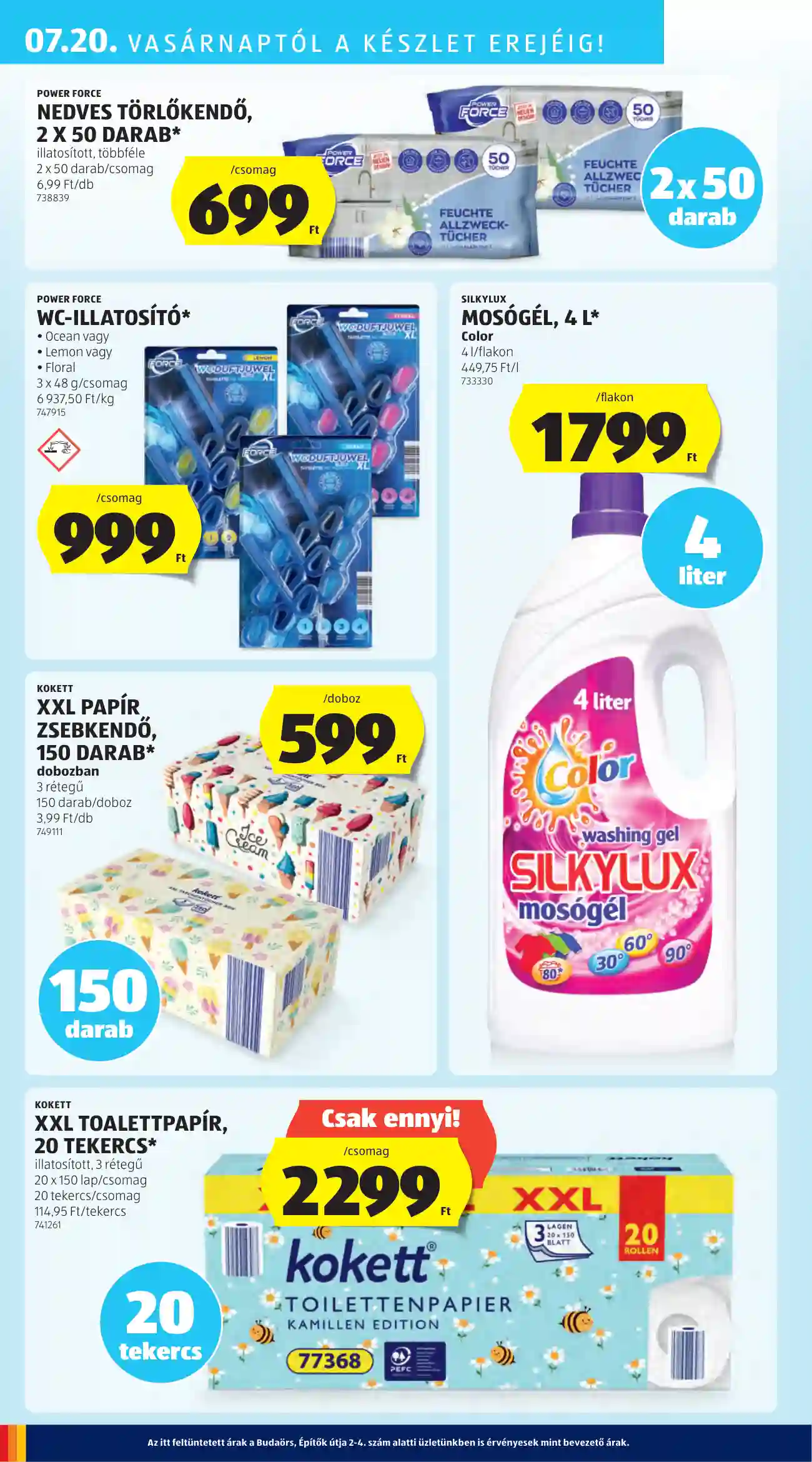 Aldi akciós újság 29. hét (43 oldal)