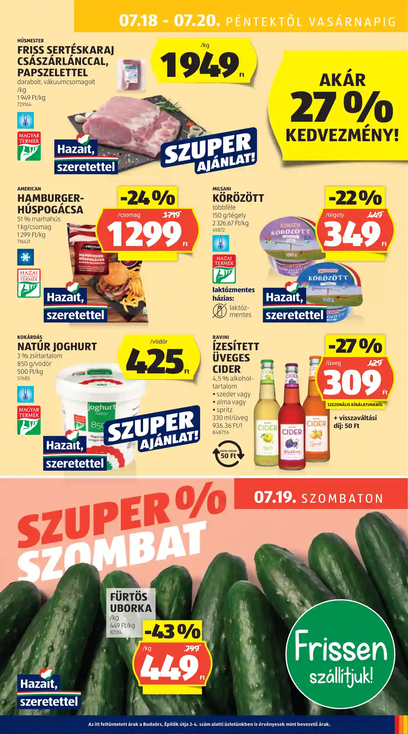 Aldi akciós újság 29. hét (51 oldal)