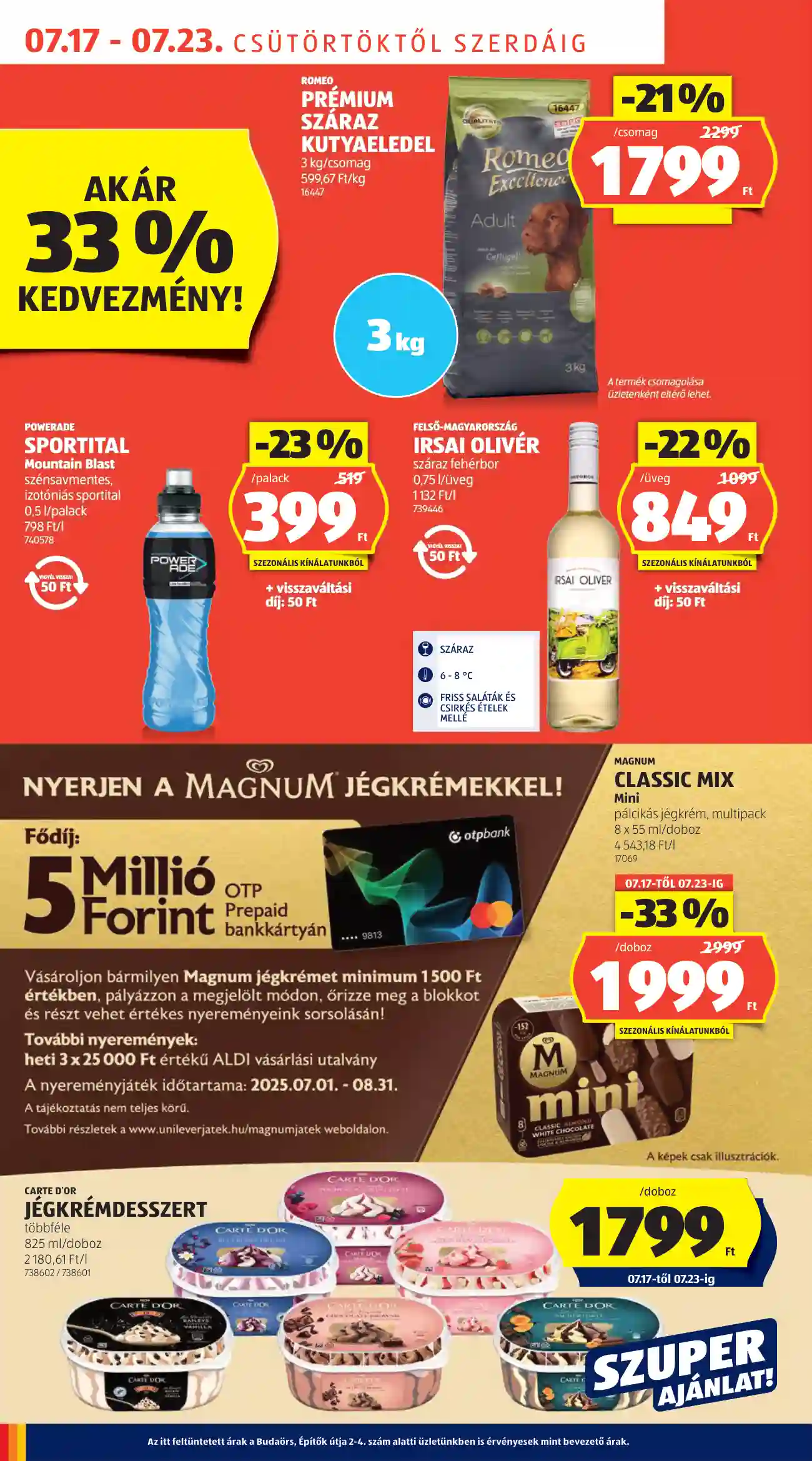 Aldi akciós újság 29. hét (54 oldal)