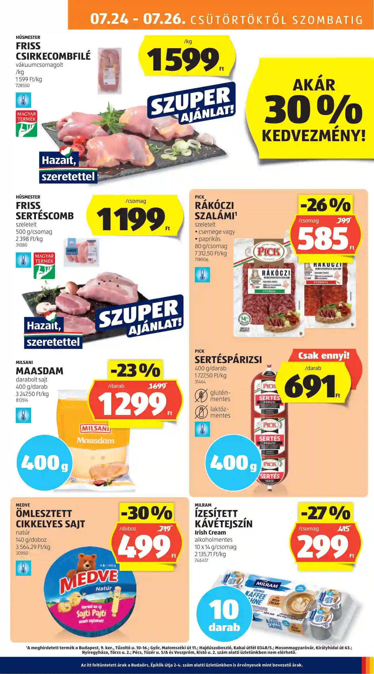 Aldi akciós újság 30. hét (3 oldal)