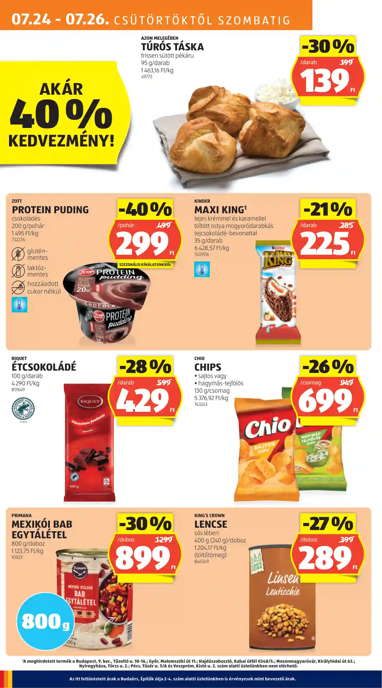 Aldi akciós újság 30. hét (4 oldal)