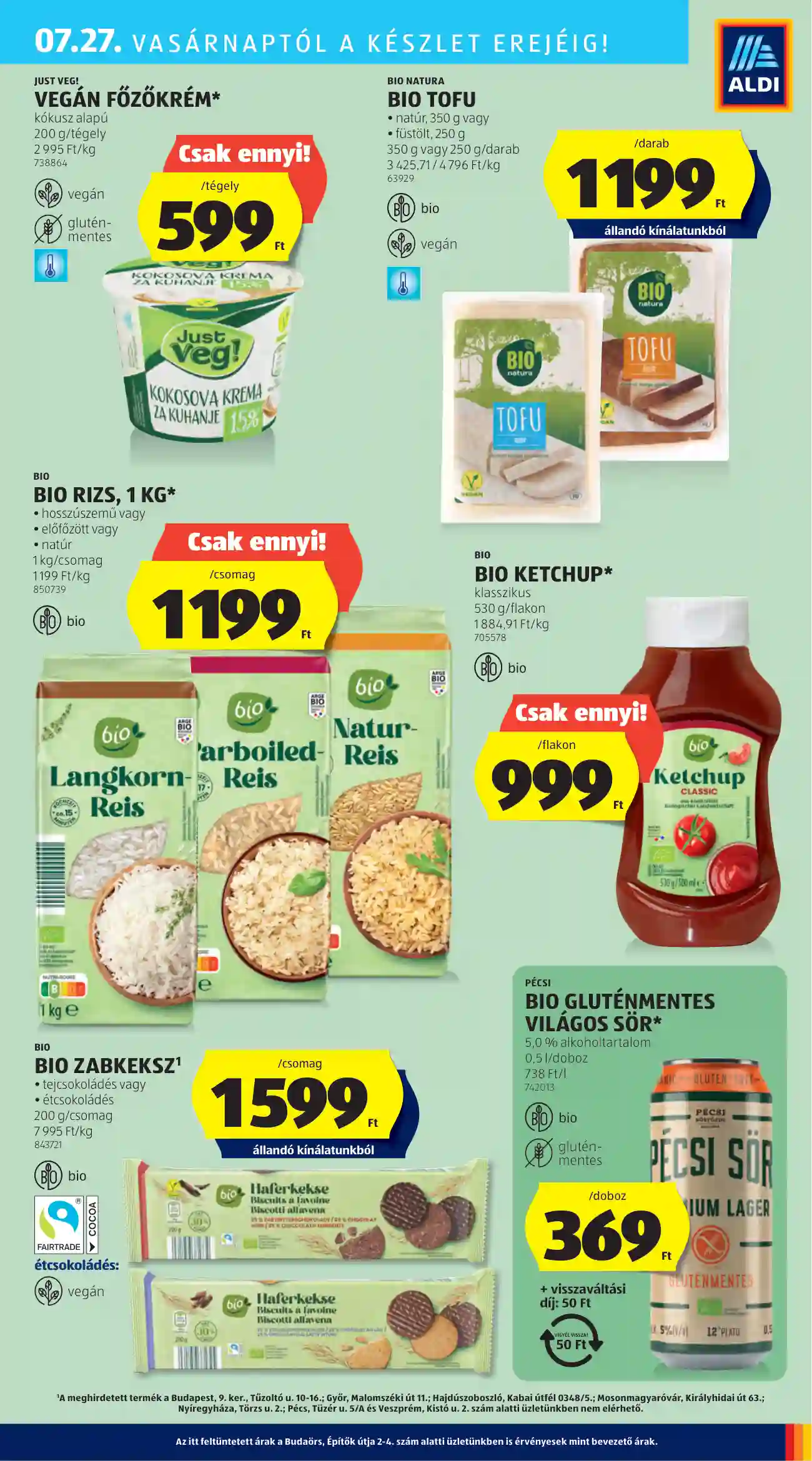 Aldi akciós újság 30. hét (29 oldal)
