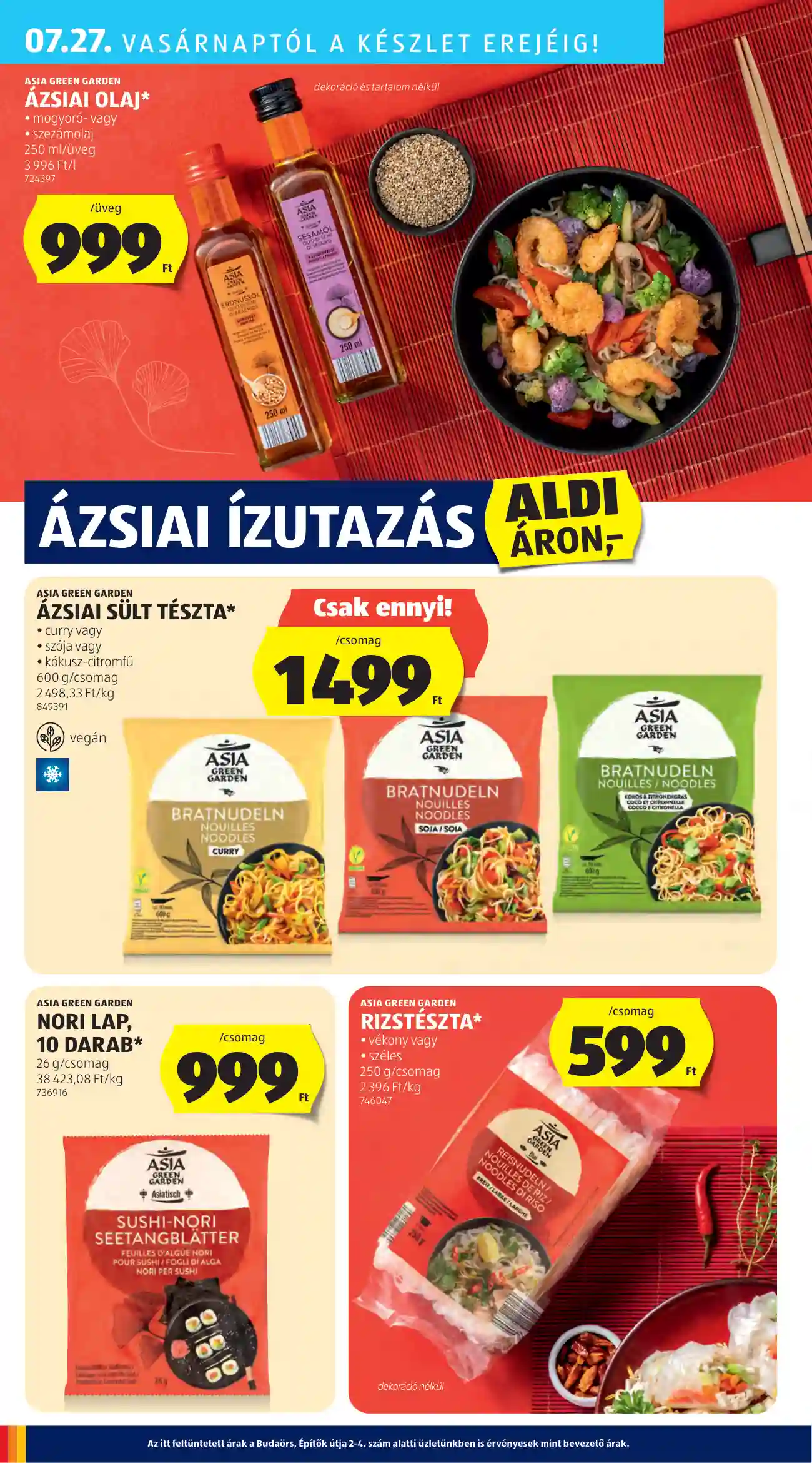 Aldi akciós újság 30. hét (30 oldal)
