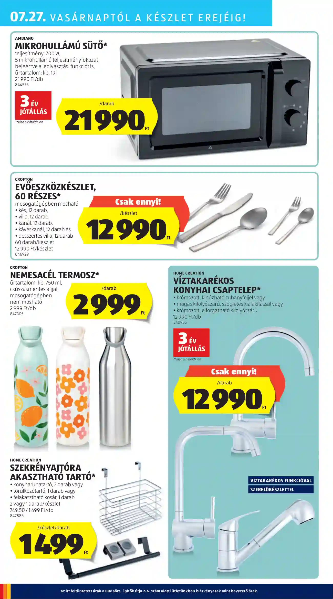 Aldi akciós újság 30. hét (34 oldal)