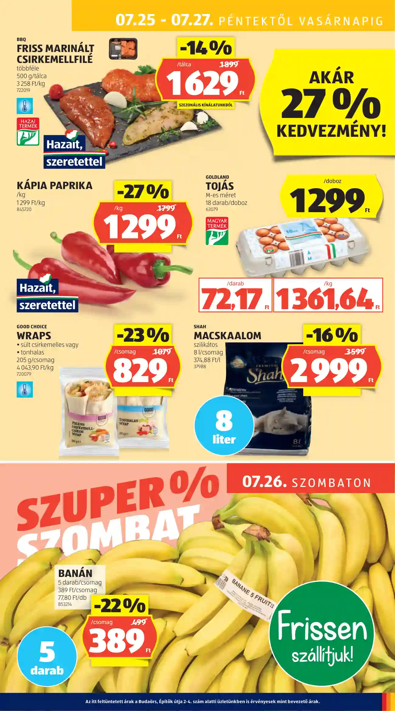 Aldi akciós újság 30. hét (44 oldal)
