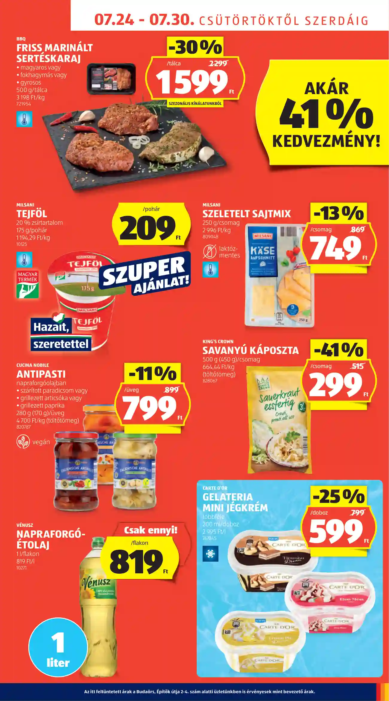 Aldi akciós újság 30. hét (49 oldal)