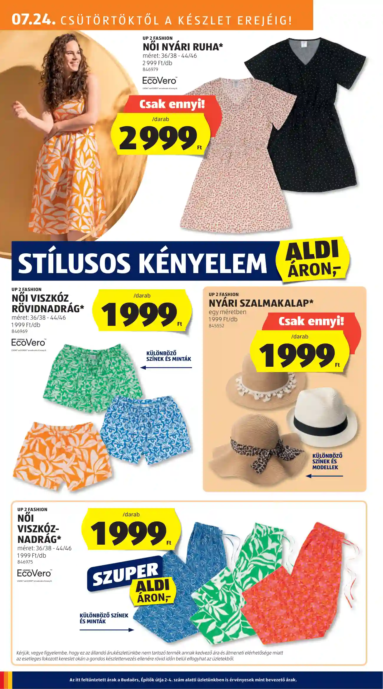 Aldi akciós újság 30. hét (12 oldal)