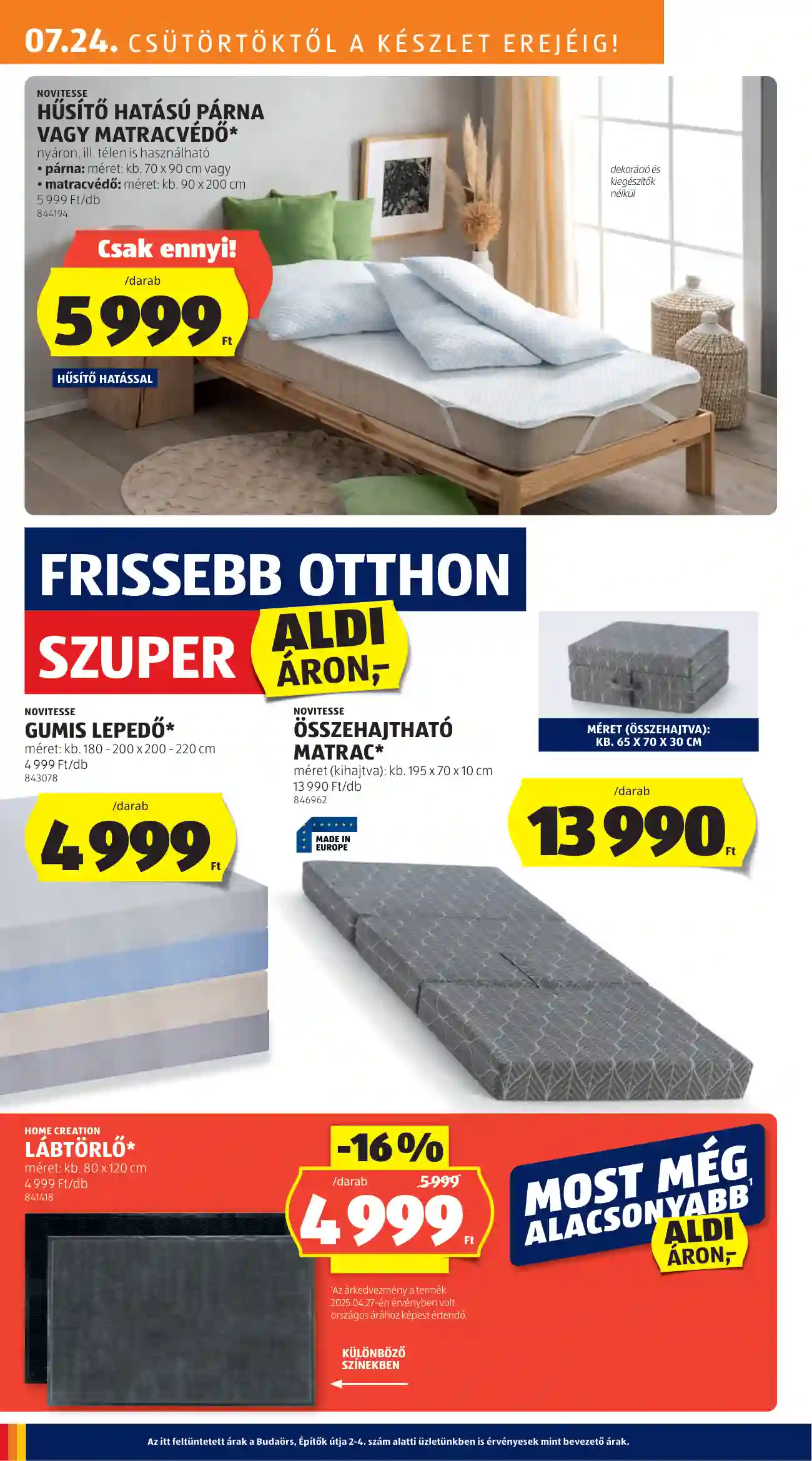 Aldi akciós újság 30. hét (15 oldal)
