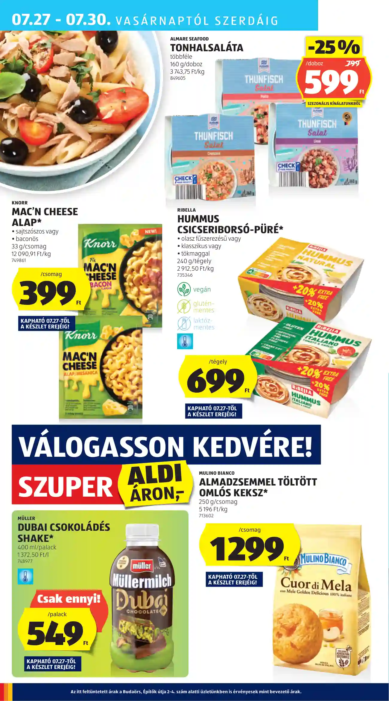 Aldi akciós újság 30. hét (26 oldal)