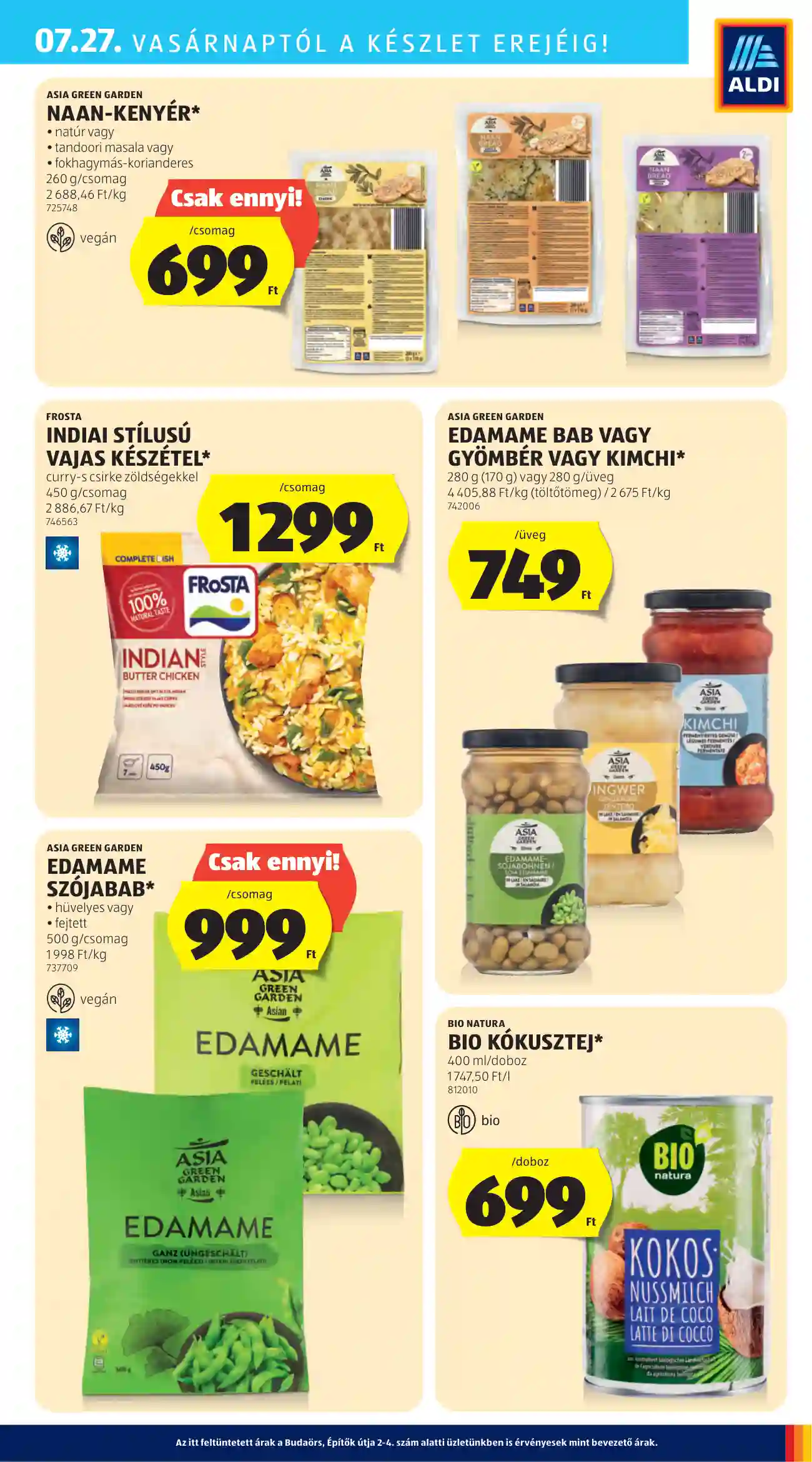 Aldi akciós újság 30. hét (31 oldal)