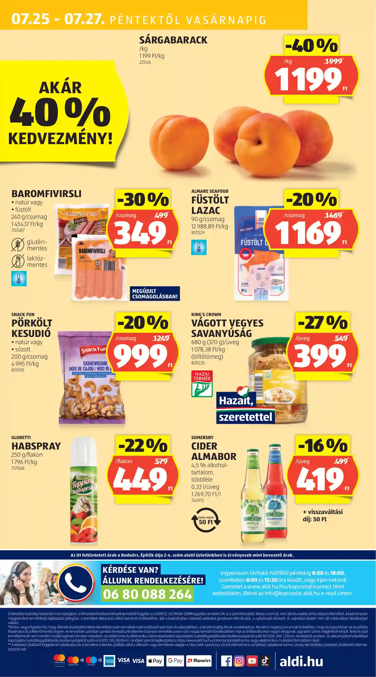 Aldi akciós újság 30. hét (45 oldal)
