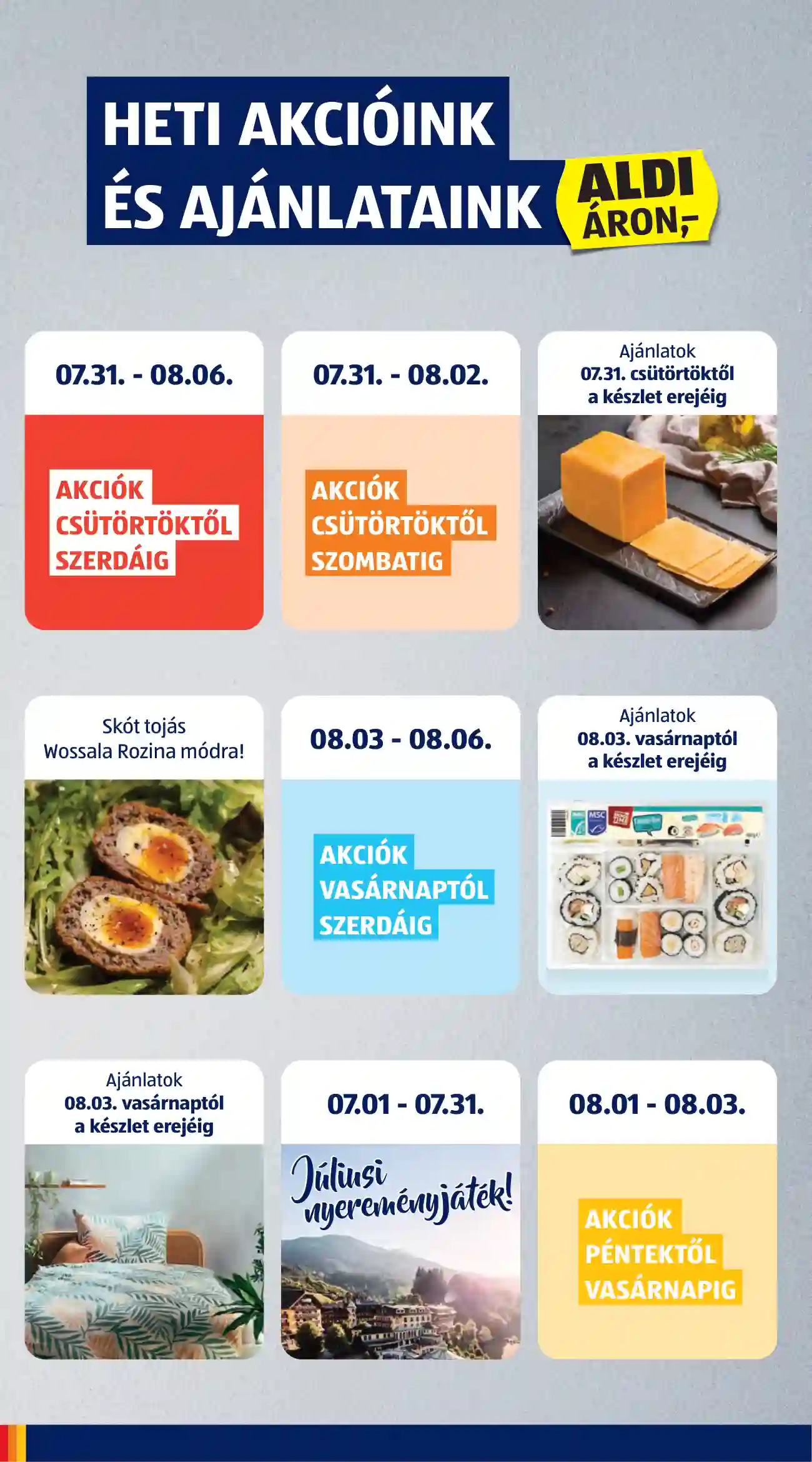 Aldi akciós újság 31. hét (2 oldal)