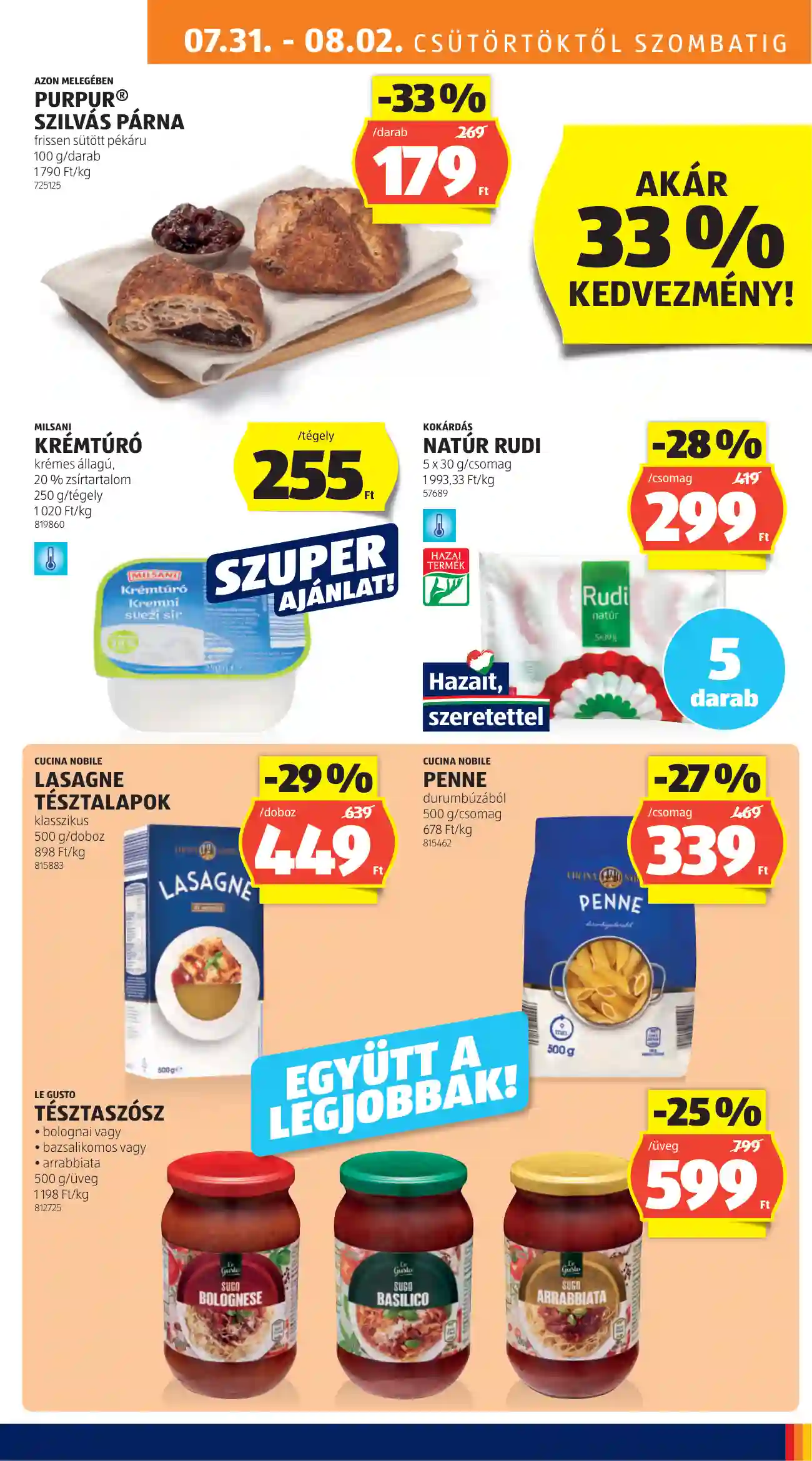 Aldi akciós újság 31. hét (3 oldal)