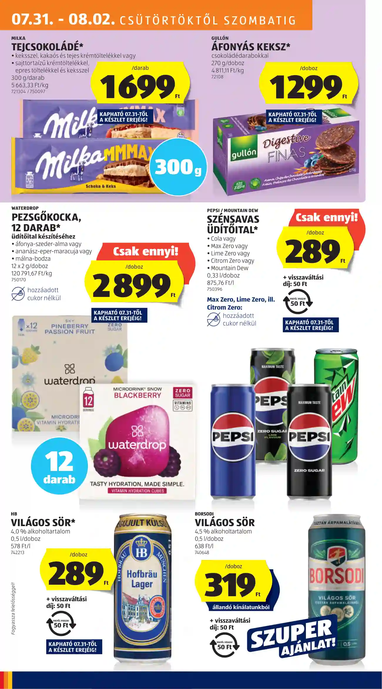 Aldi akciós újság 31. hét (8 oldal)