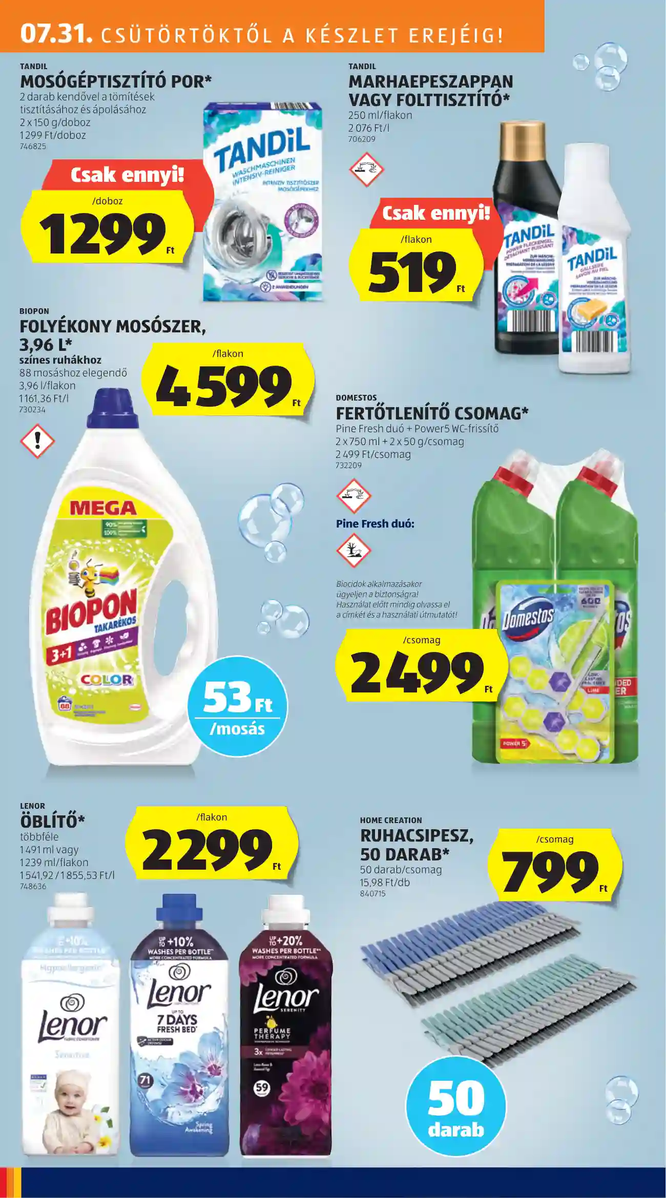 Aldi akciós újság 31. hét (17 oldal)