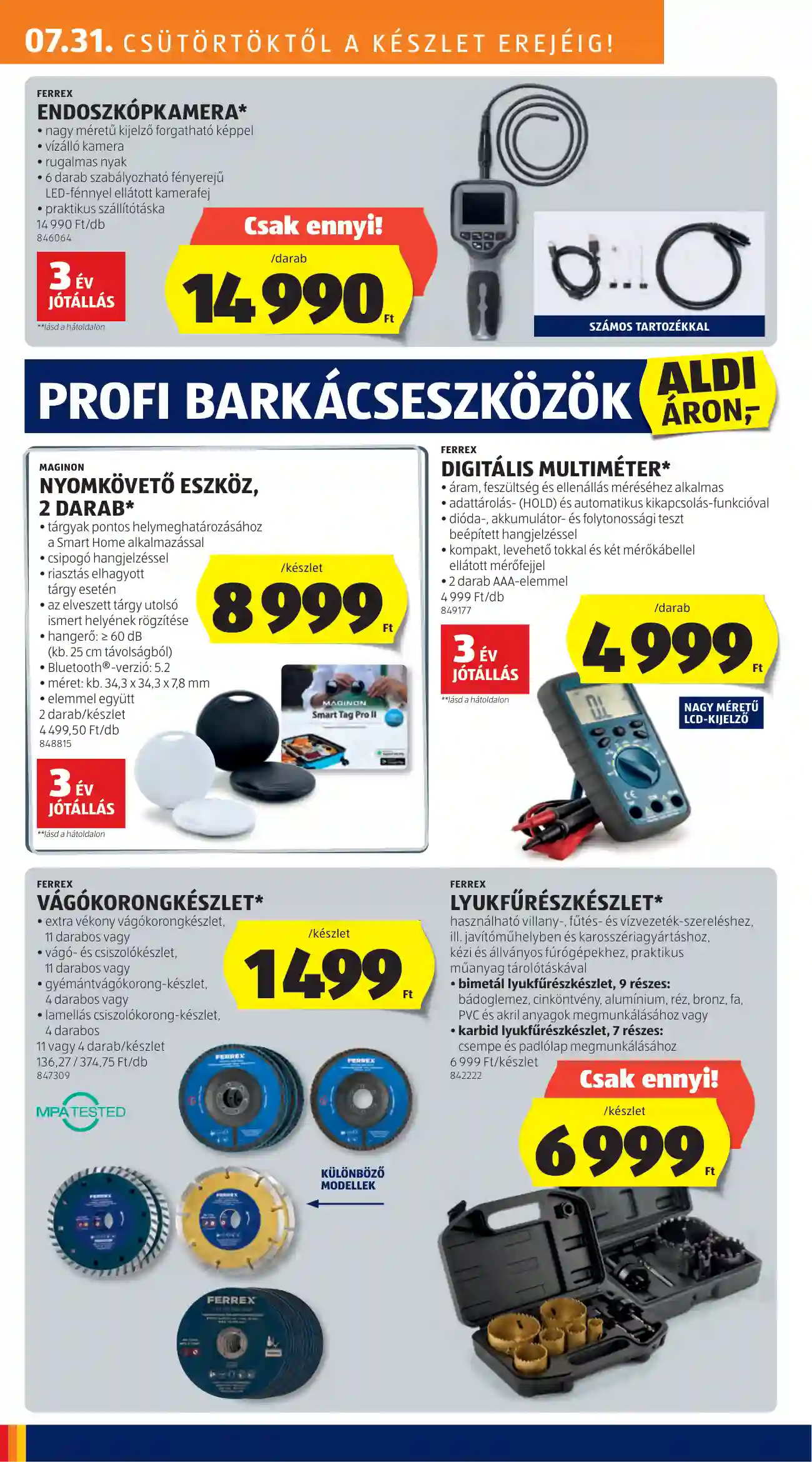 Aldi akciós újság 31. hét (19 oldal)