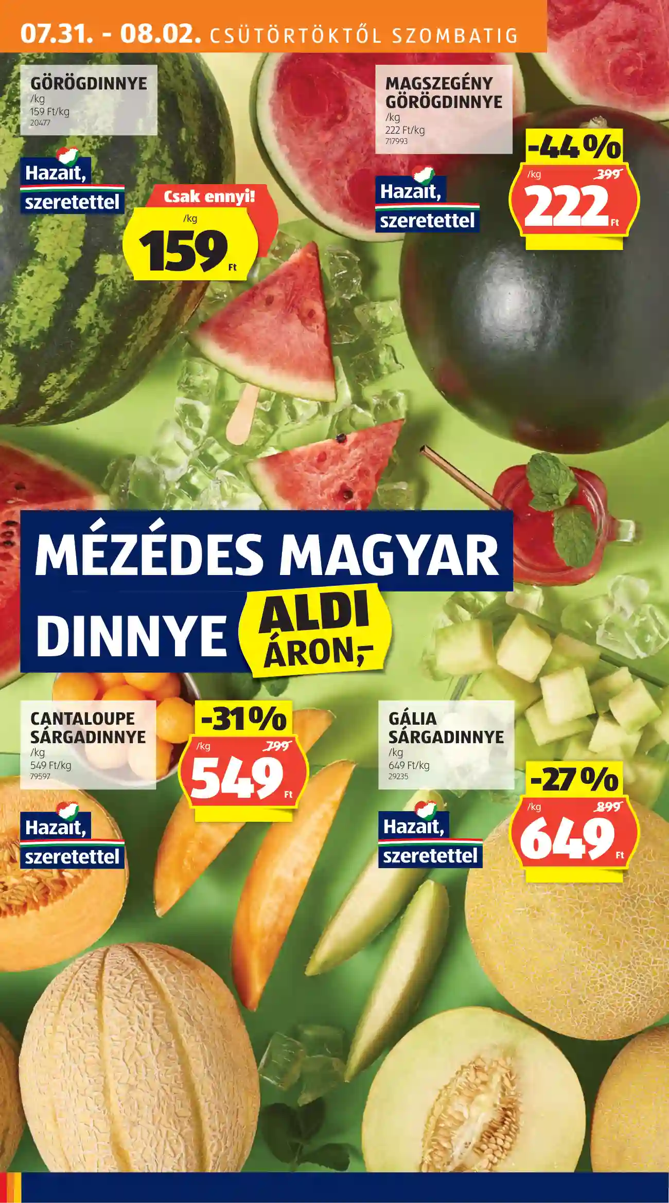 Aldi akciós újság 31. hét (21 oldal)