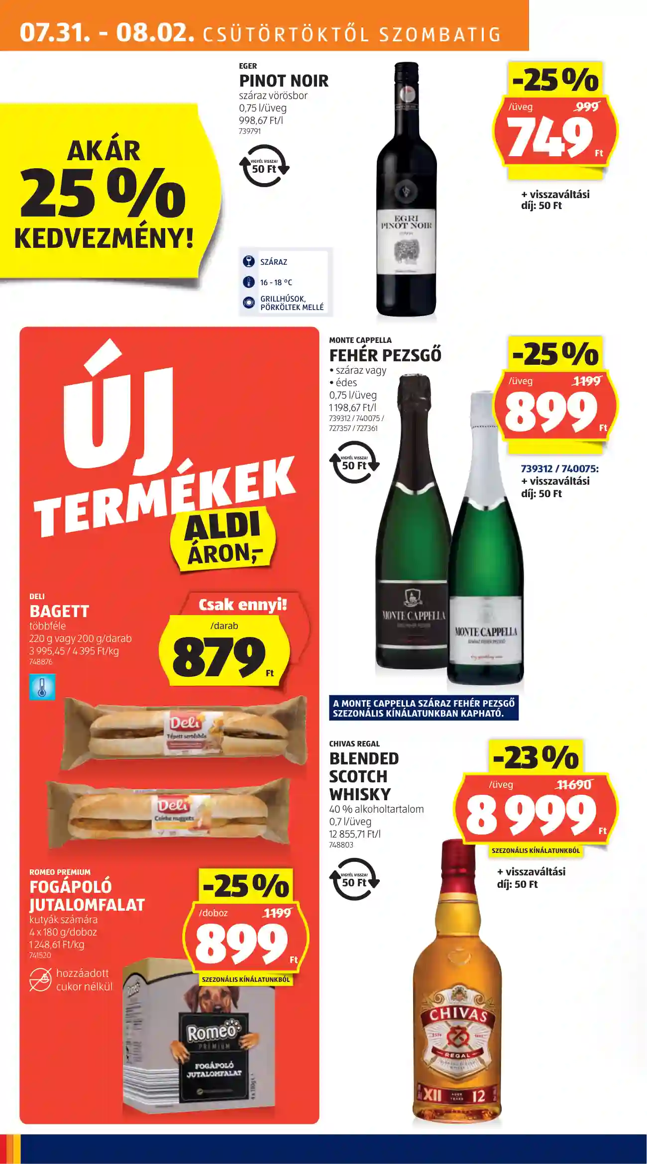 Aldi akciós újság 31. hét (4 oldal)