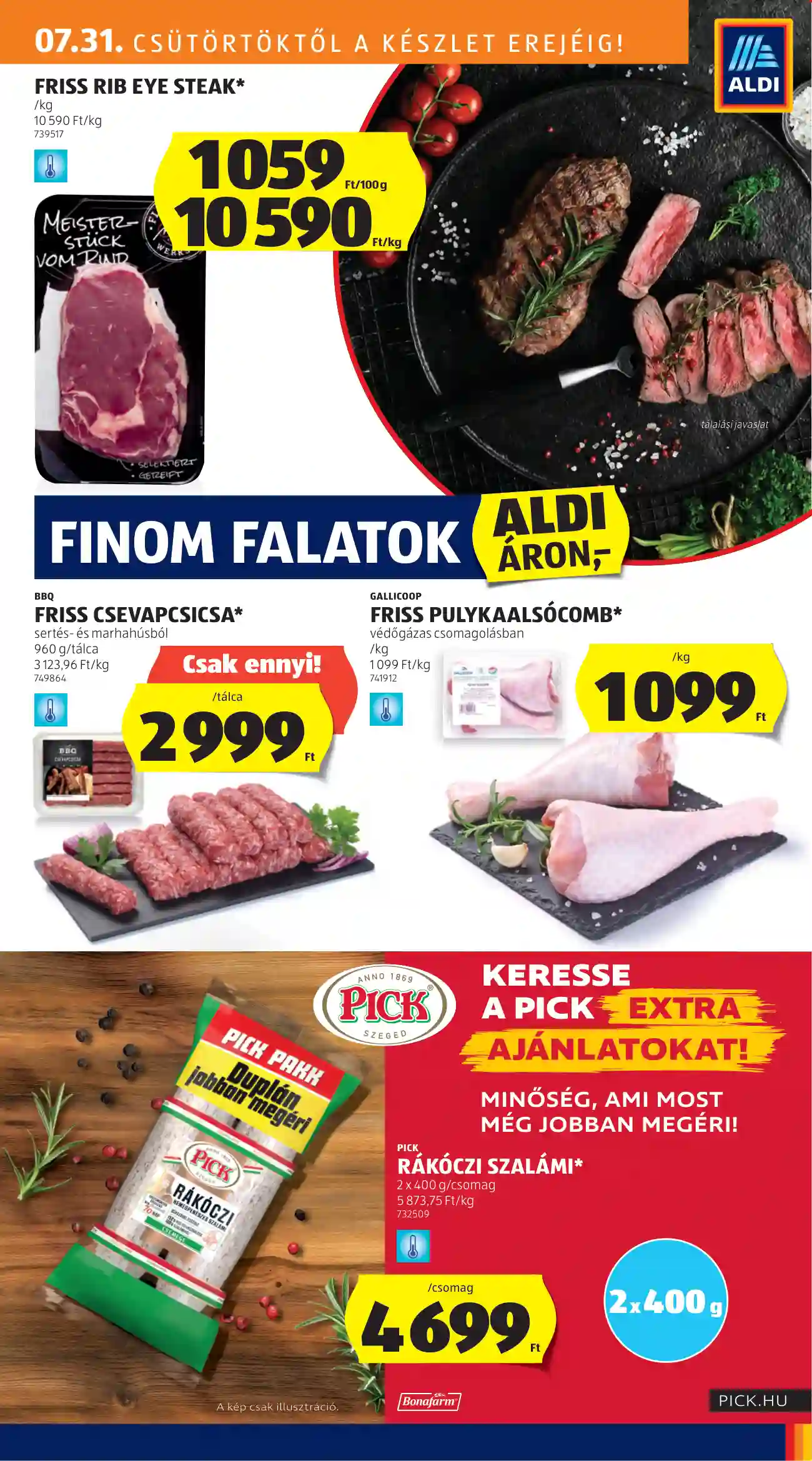 Aldi akciós újság 31. hét (5 oldal)