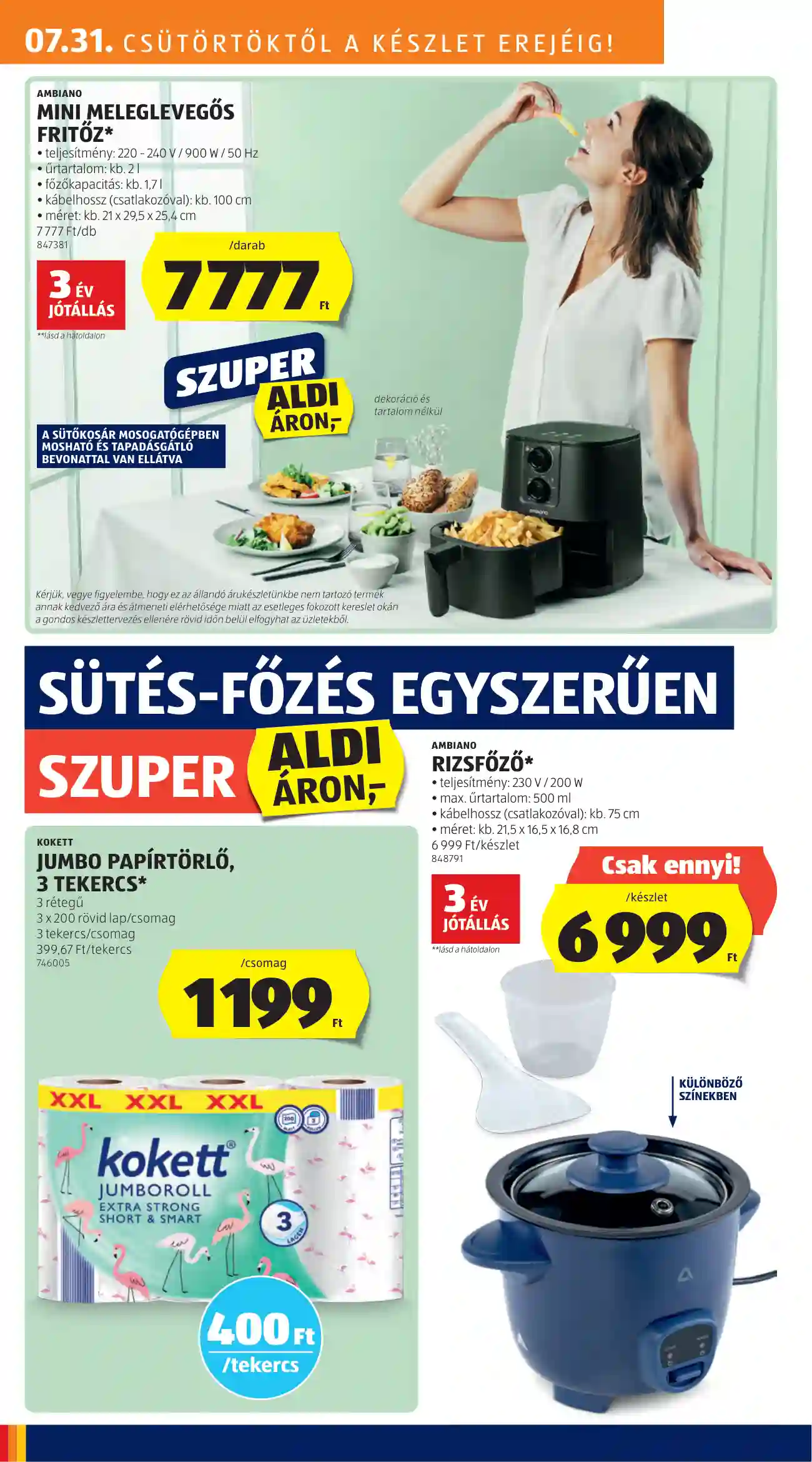Aldi akciós újság 31. hét (12 oldal)
