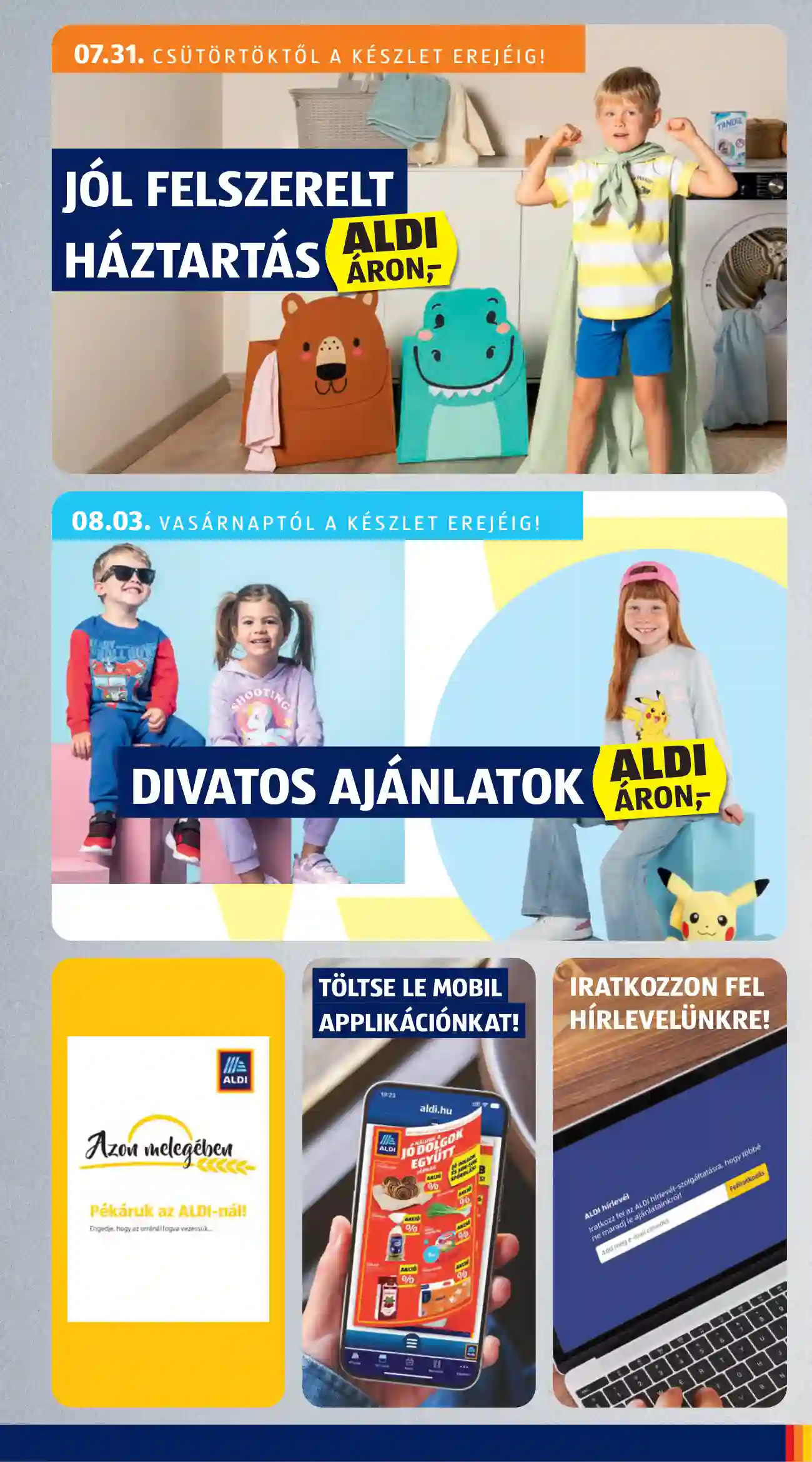 Aldi akciós újság 31. hét (13 oldal)