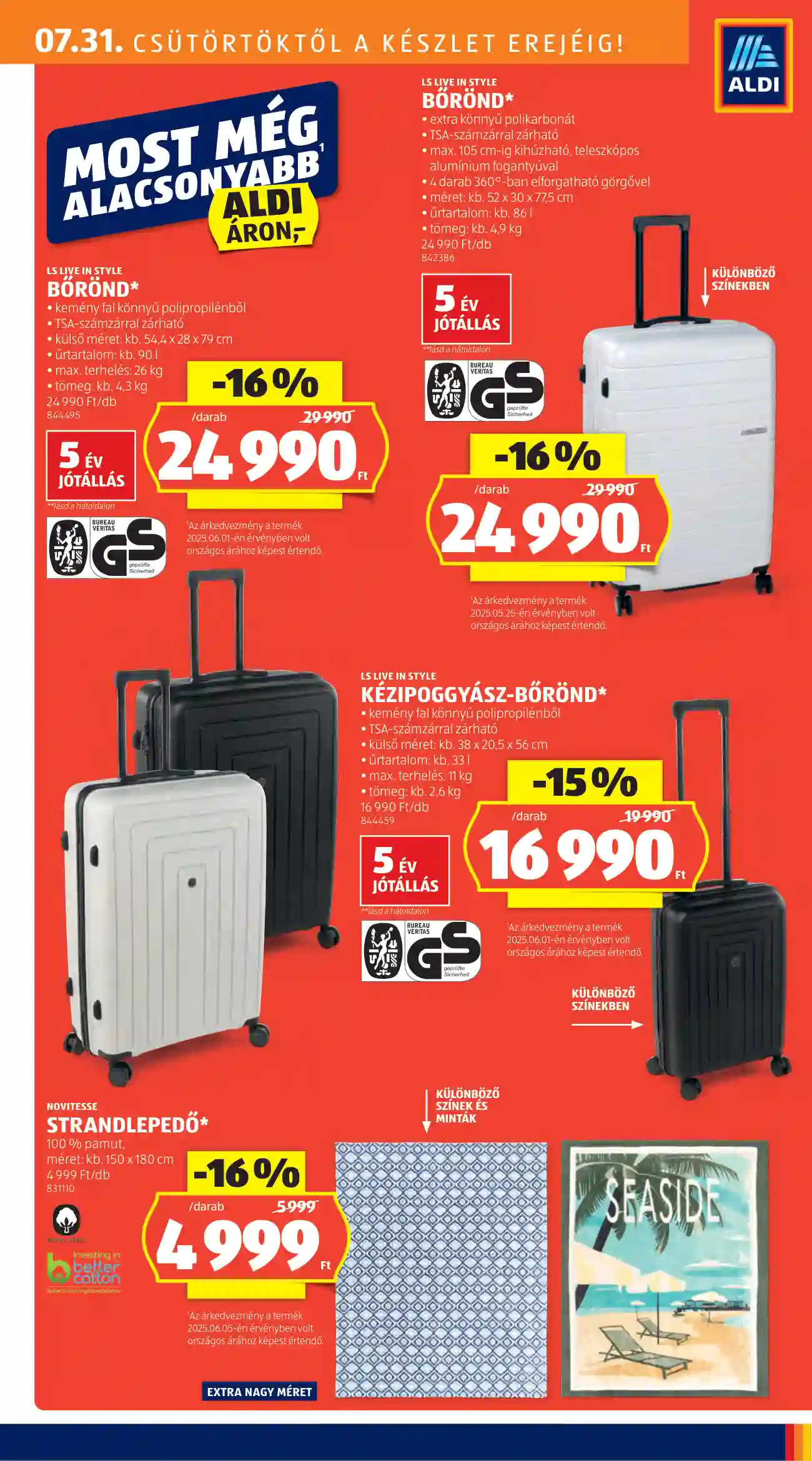 Aldi akciós újság 31. hét (14 oldal)