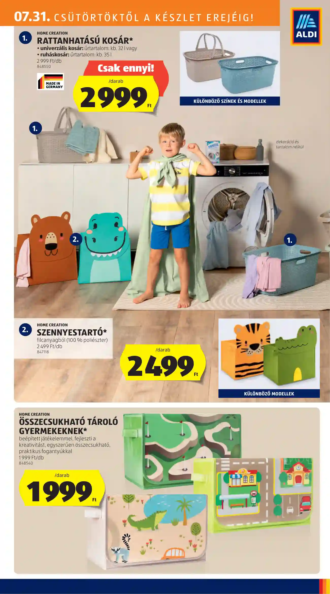 Aldi akciós újság 31. hét (16 oldal)