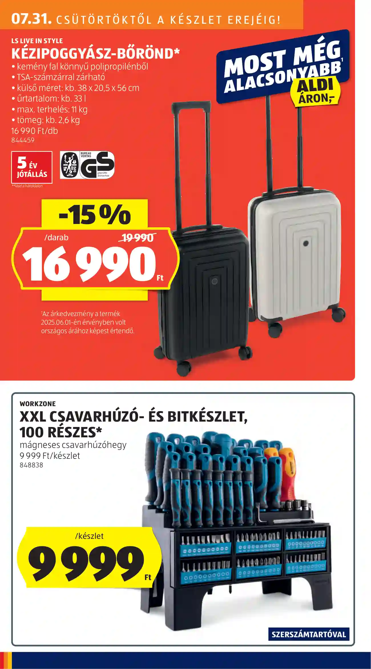 Aldi akciós újság 31. hét (24 oldal)