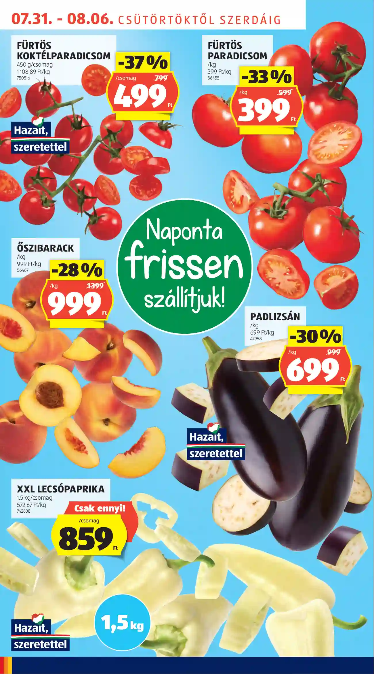 Aldi akciós újság 31. hét (46 oldal)