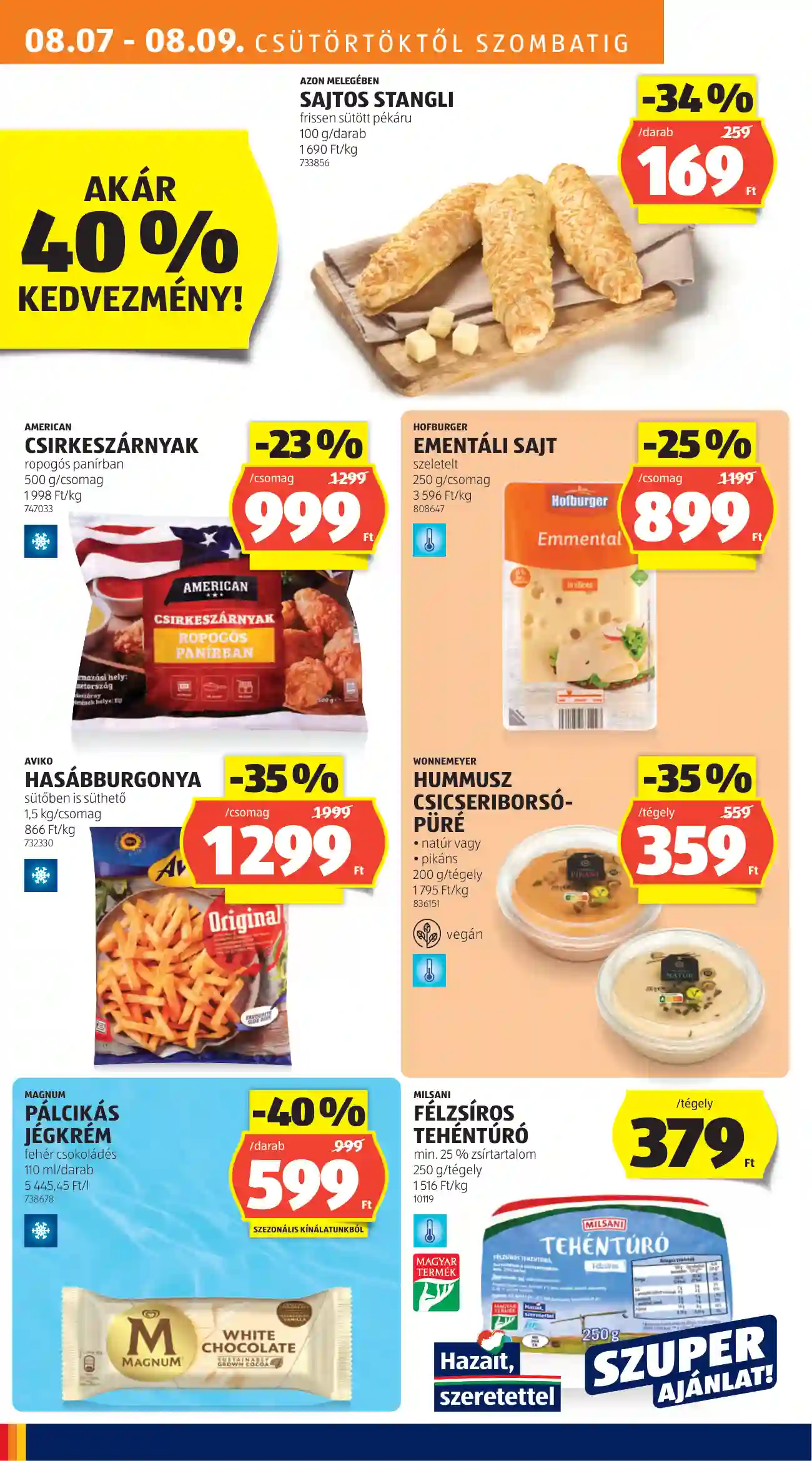 Aldi akciós újság 32. hét (4 oldal)