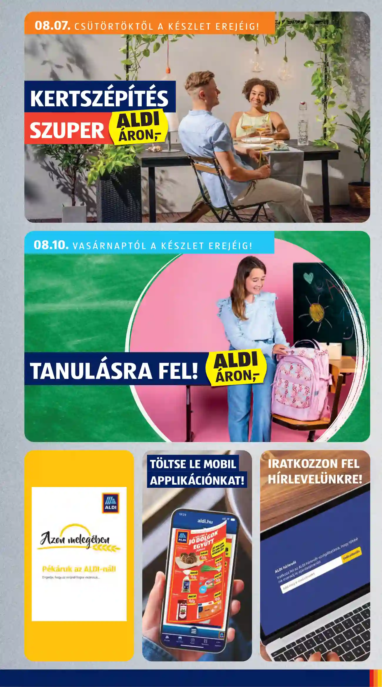 Aldi akciós újság 32. hét (13 oldal)