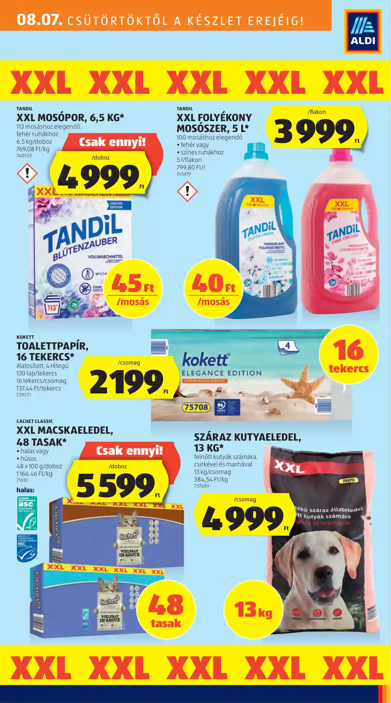 Aldi akciós újság 32. hét (14 oldal)